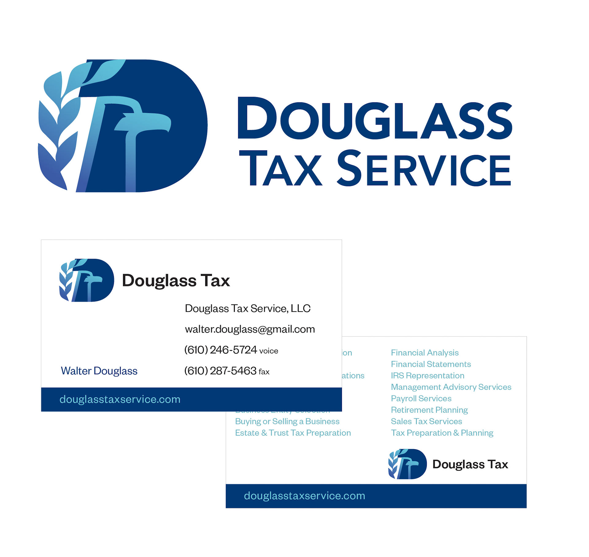 Douglass Tax Biz Cards