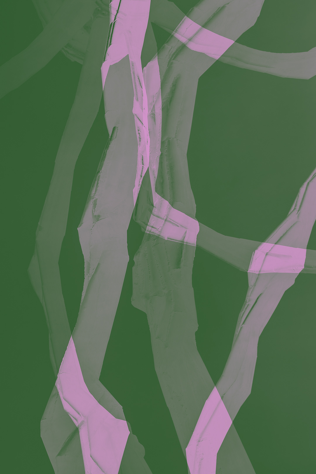 Maman abstract green