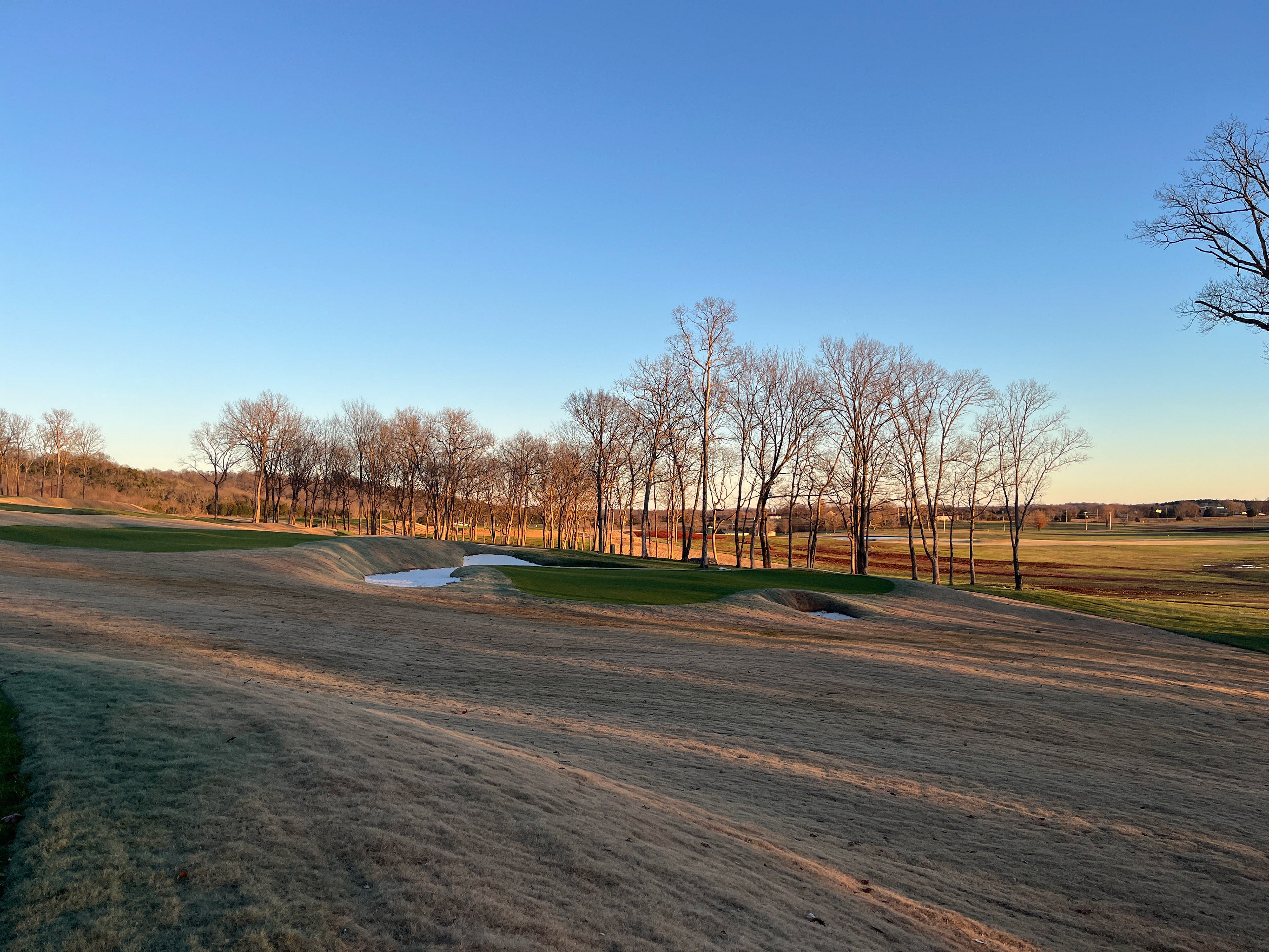 2nd and 7th greens at the Little Mammoth.