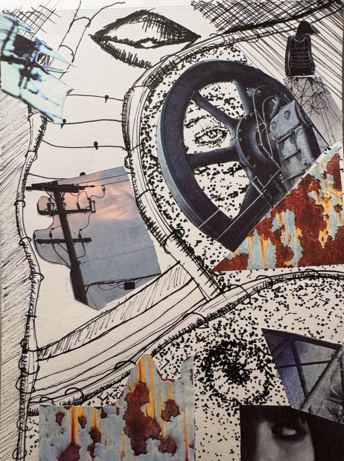 Sketchbook collage 2025