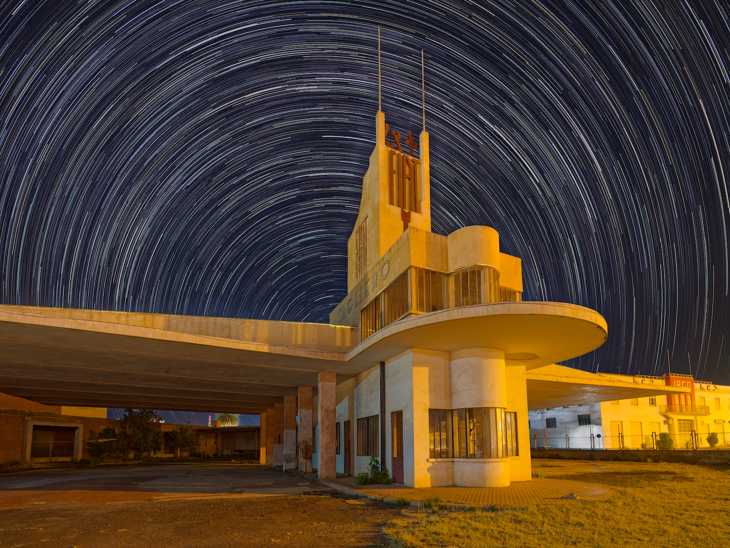 Nightscapes - "Fiat Tagliero Building" by Ed Hurst