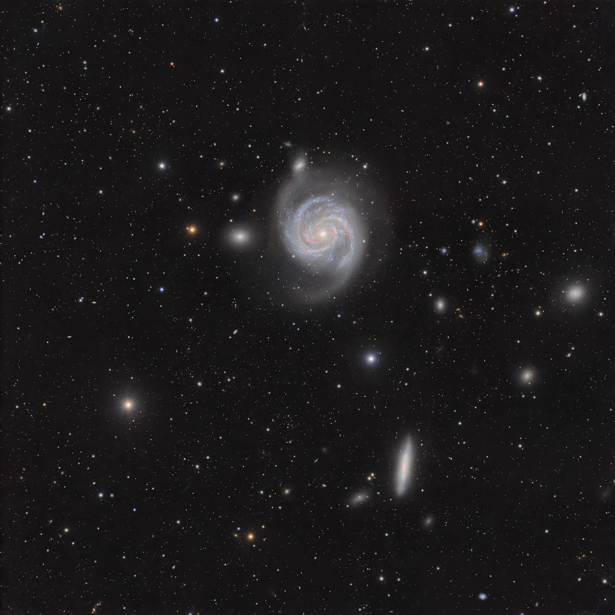 "A Grand Design Face-on Spiral" by Niall MacNeill