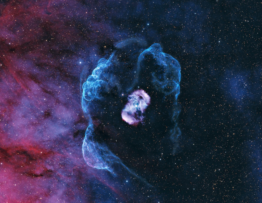Deep Sky - "A Dragon's Egg in a Gossamer Cocoon" by Frank Alvaro