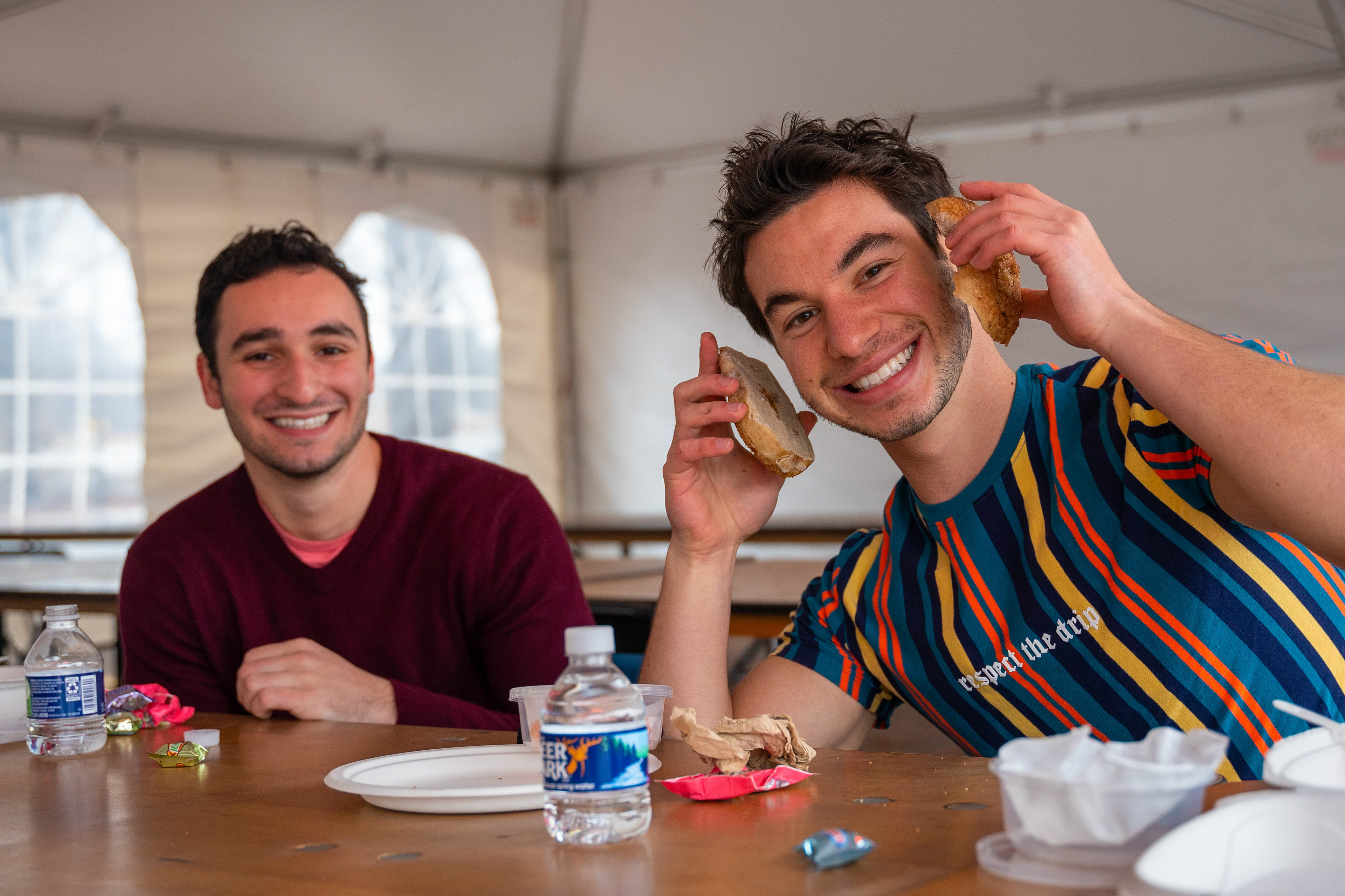 Photo of students at Elon University Hillel