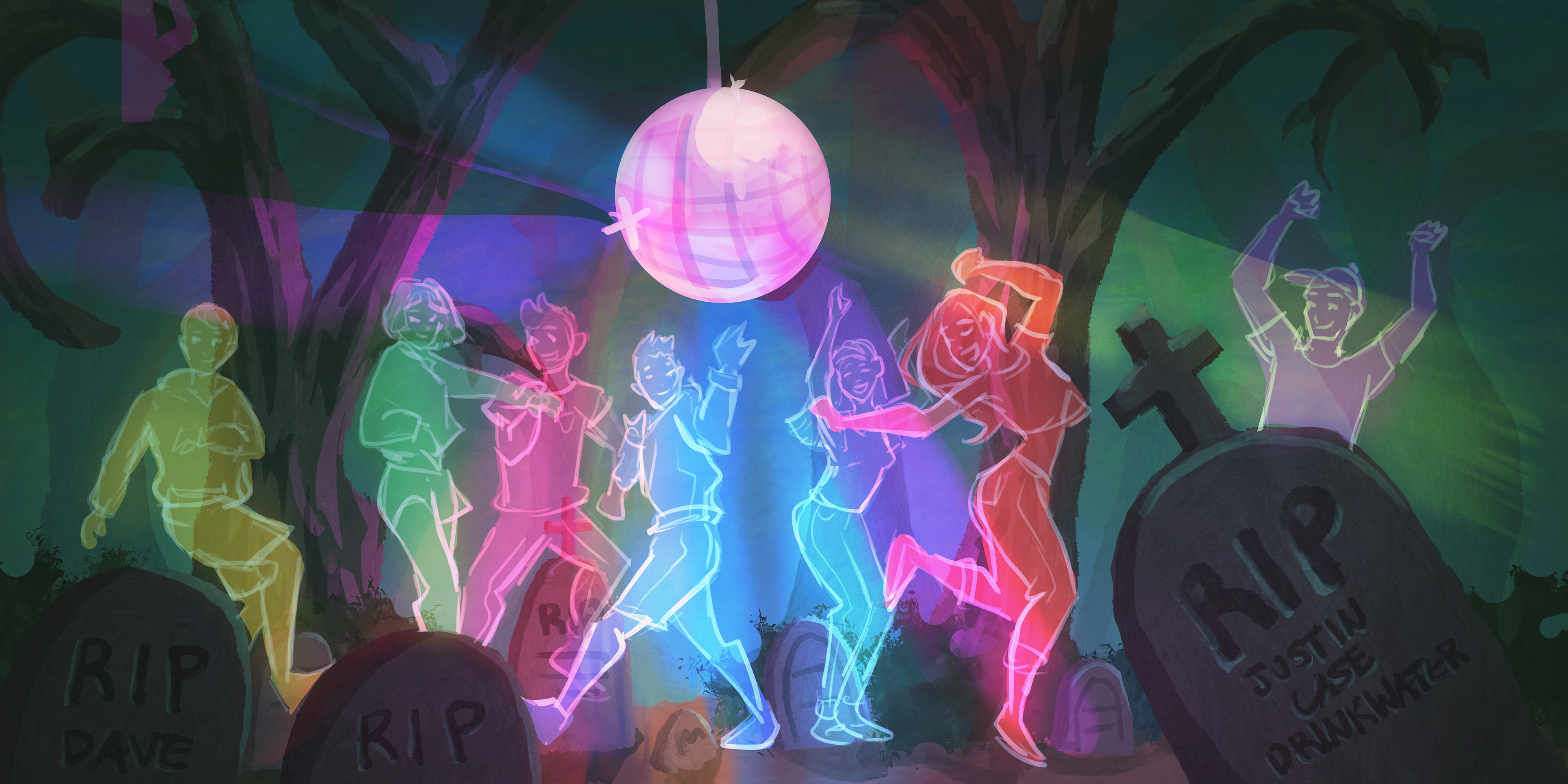 Rave Yard Environment Concept