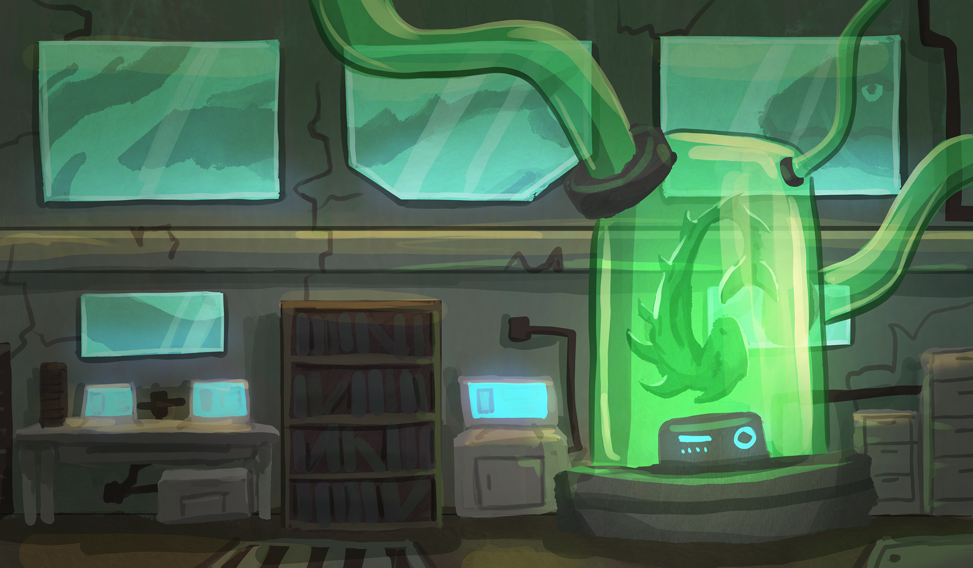Underground Lab Environment Concept