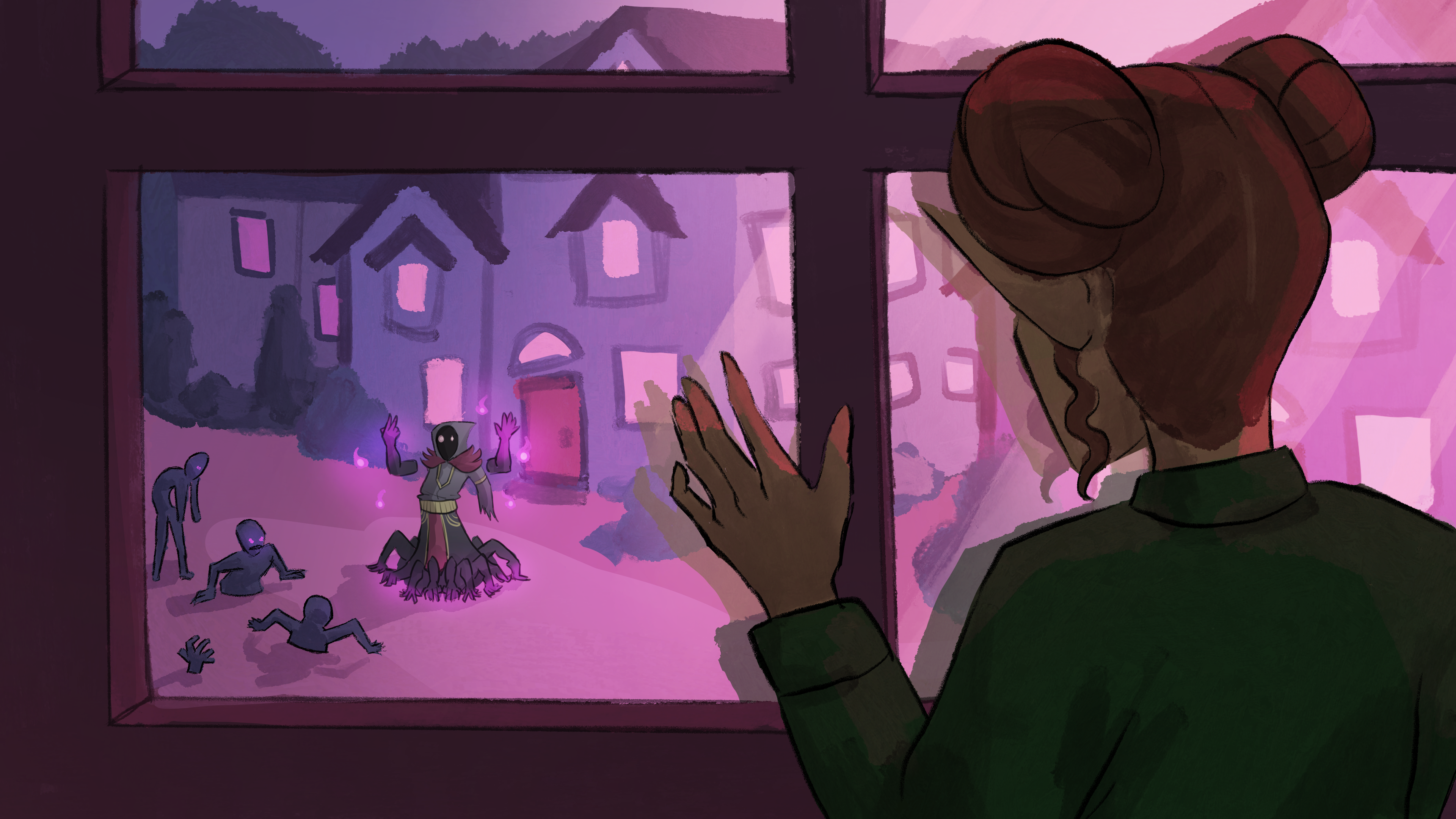 Illustration for a cutscene