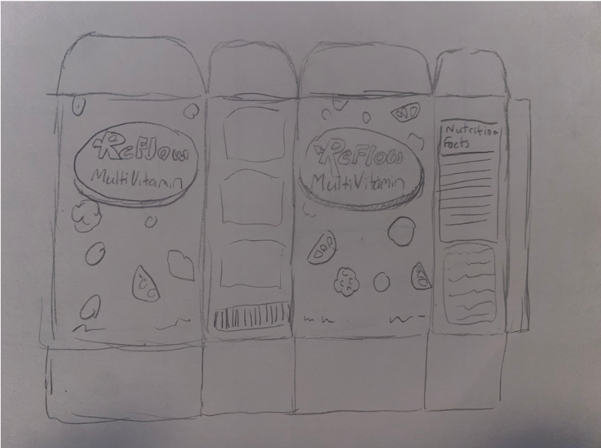 Reflow 3D packaging sketch