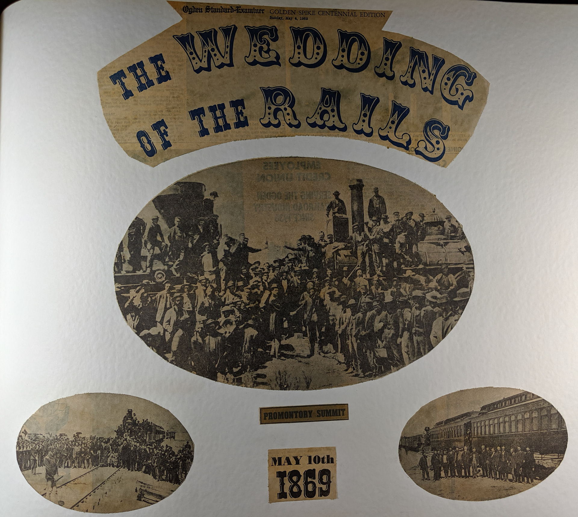 Ogden Standard-Examiner, May 4, 1969. Bernice Gibbs Anderson Collection, Golden Spike NHP, NPS