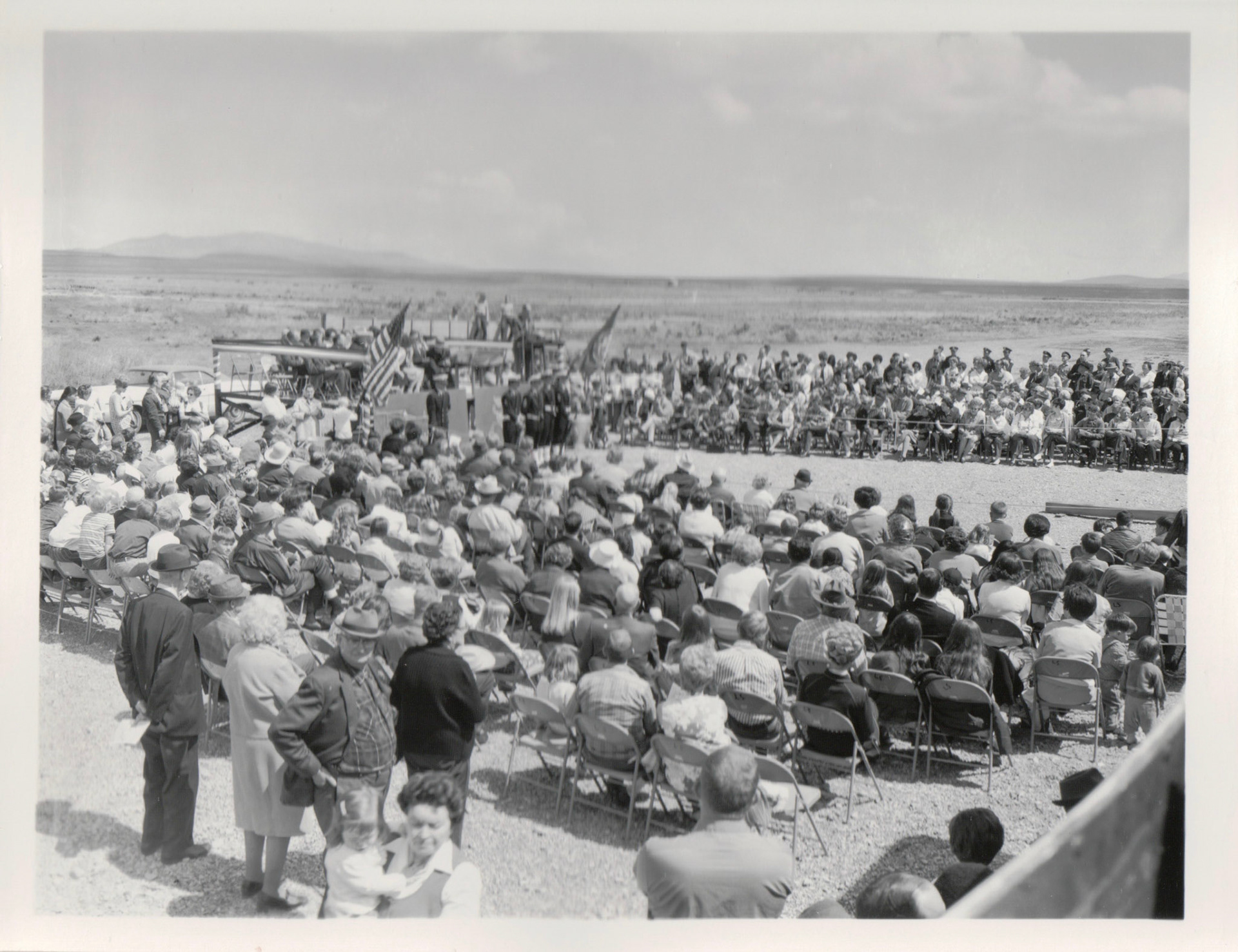 Golden Spike Commemoration, May 9.1964 , Promontory Summit, Utah. Bernice Gibbs Anderson Collection, NPS