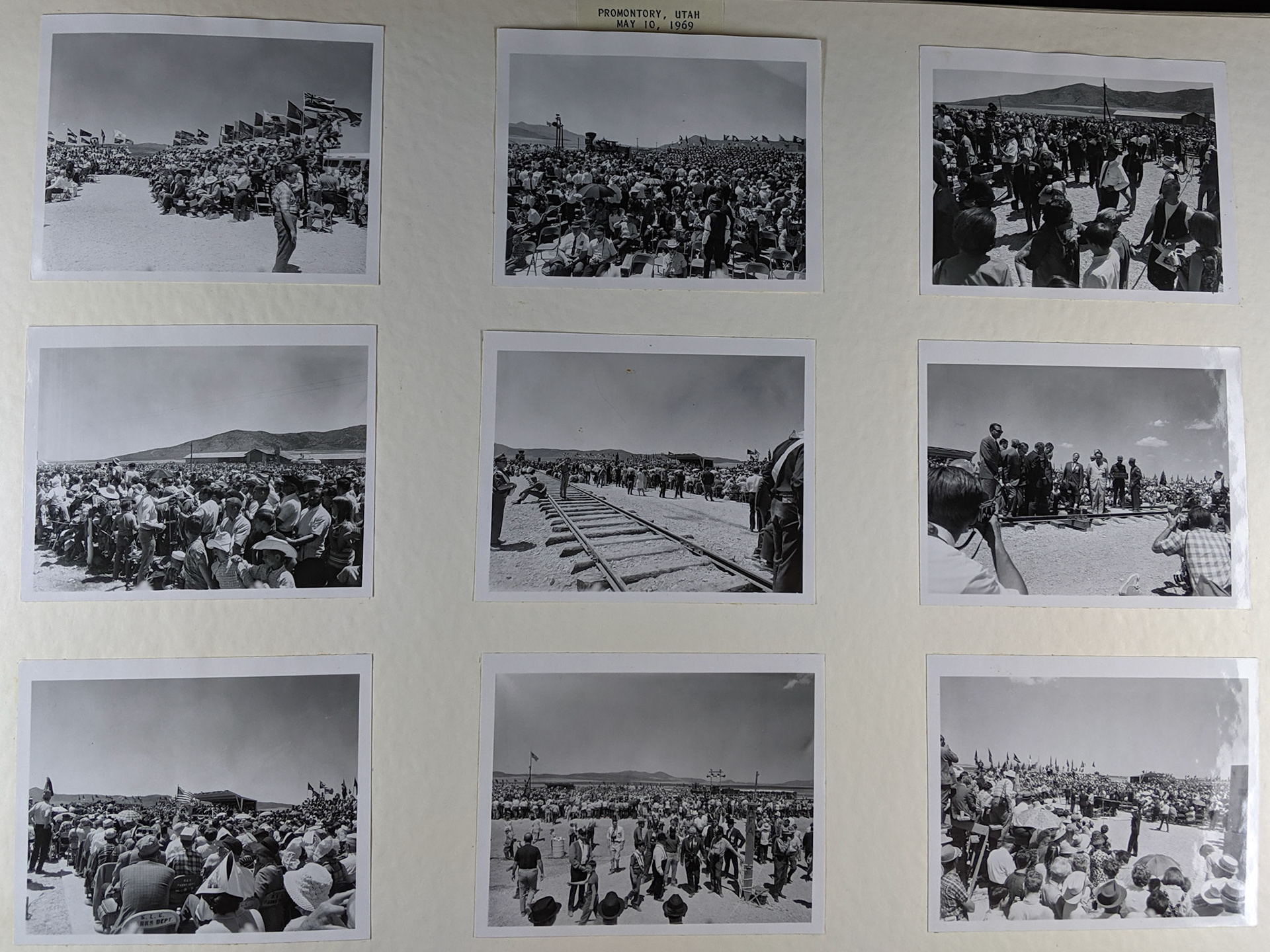 Golden Spike Centennial, 1969, Bernice Gibbs Anderson Collection, NPS