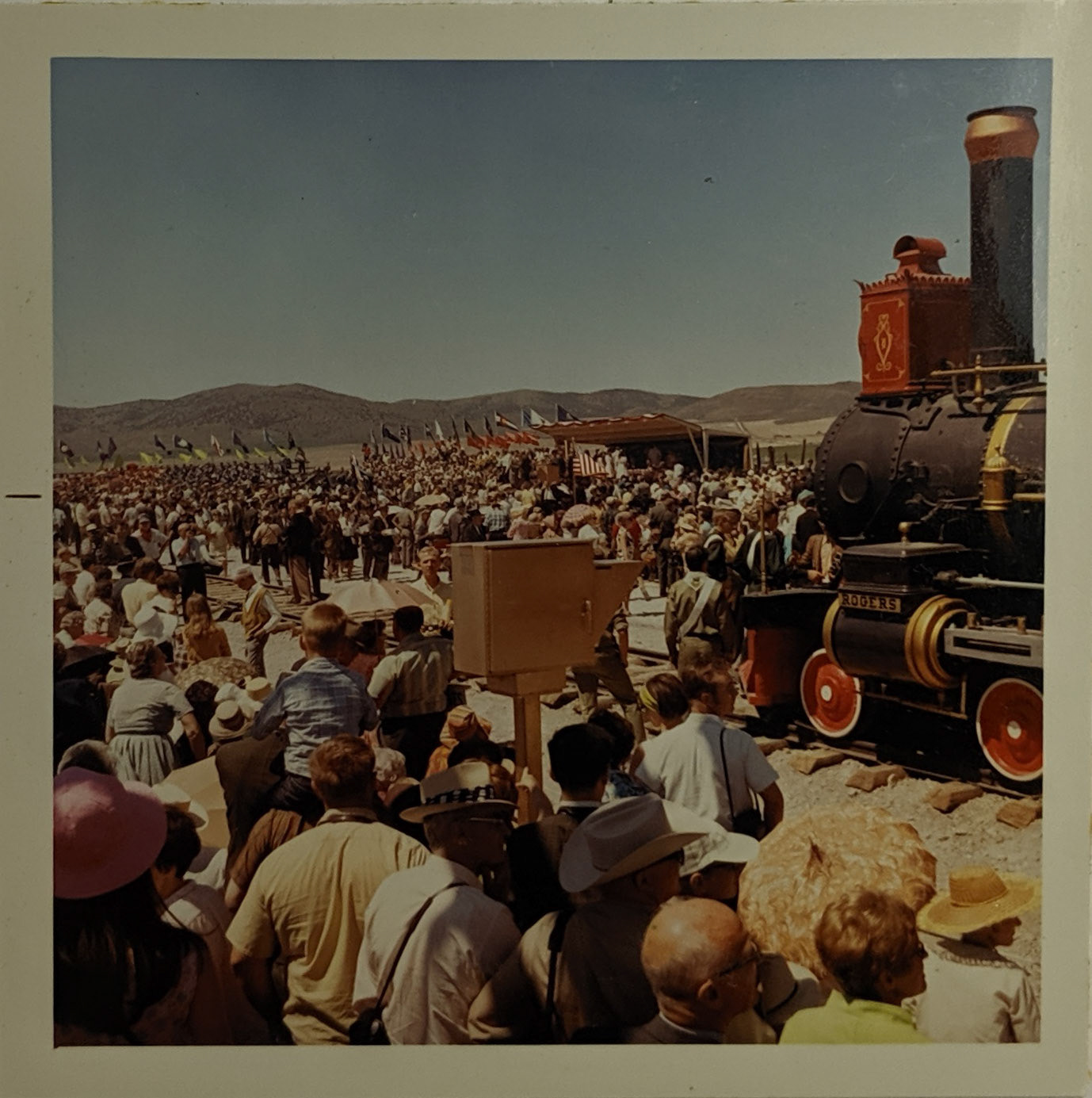 Color photos, 1969 Golden Spike Centennial, Bernice Gibbs Anderson Collection, NPS