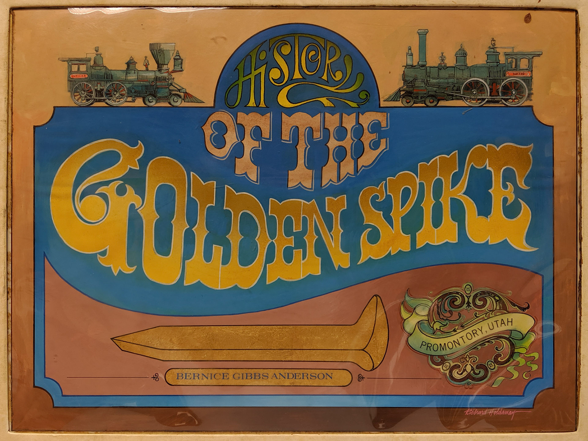 Giant Scapbook Cover, circa 1971, Bernice Gibbs Anderson Collection, NPS