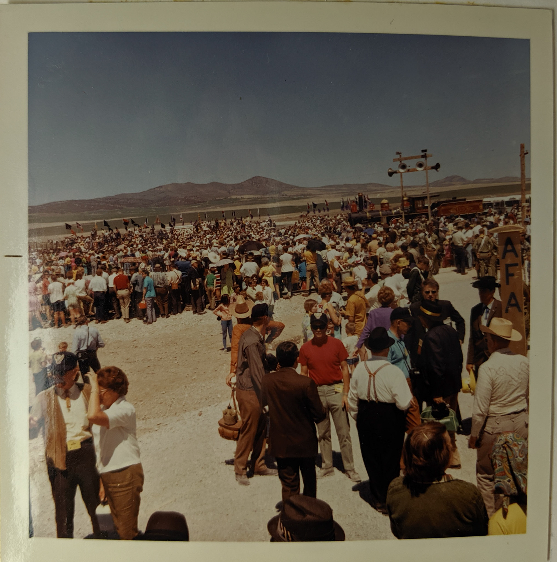 Color photos, 1969 Golden Spike Centennial, Bernice Gibbs Anderson Collection, NPS