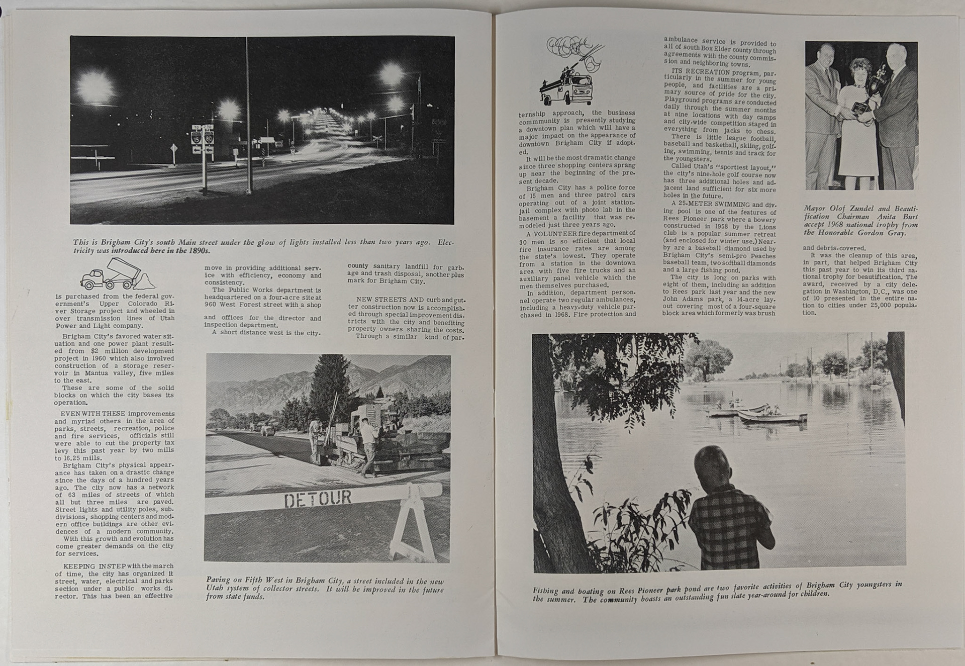 Brigham City, Golden Spike Headquarters brochure, 1969. Bernice Gibbs Anderson Collection, NPS