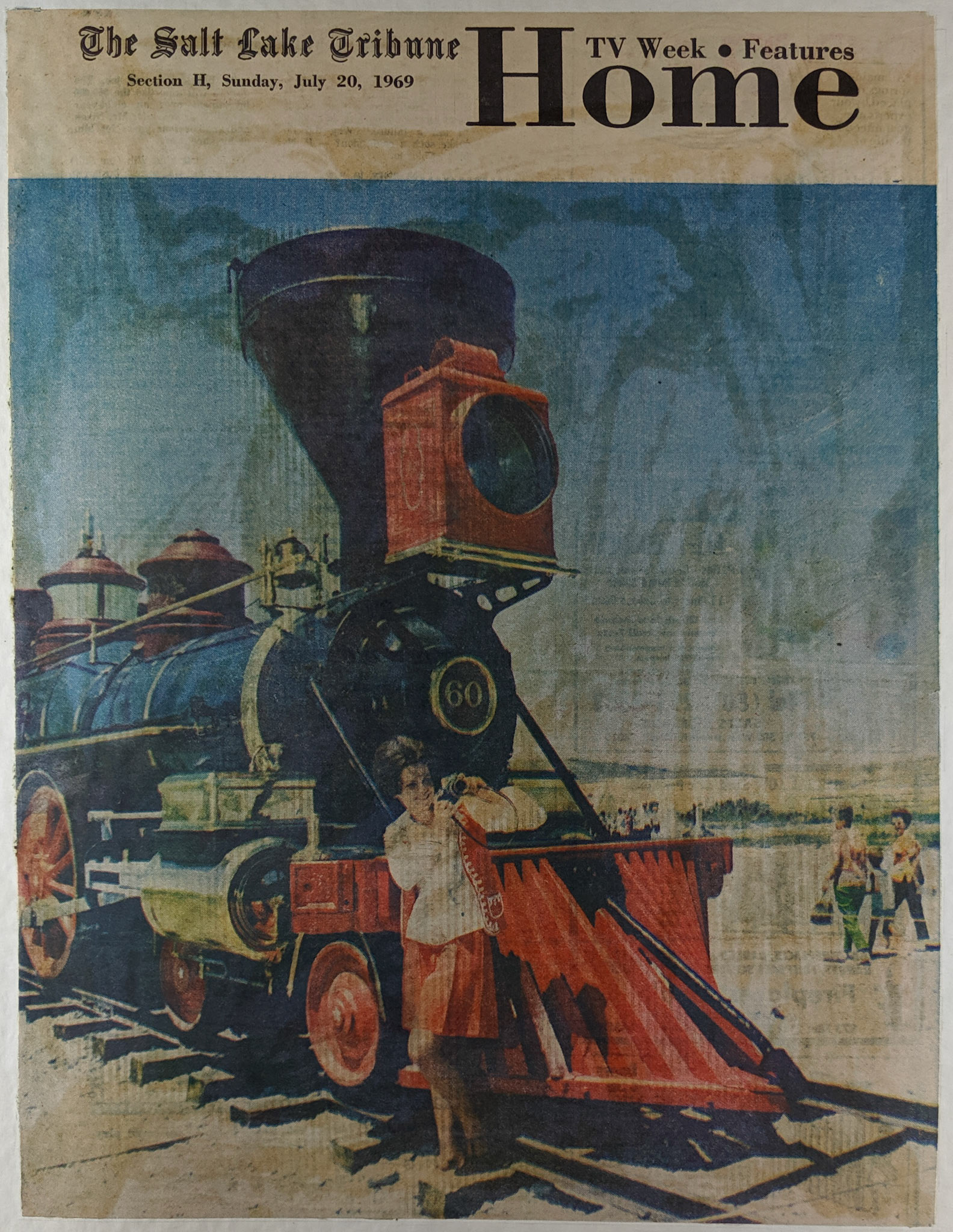 Salt Lake Tribune Home section, July 20, 1969. Bernice Gibbs Anderson Collection, NPS