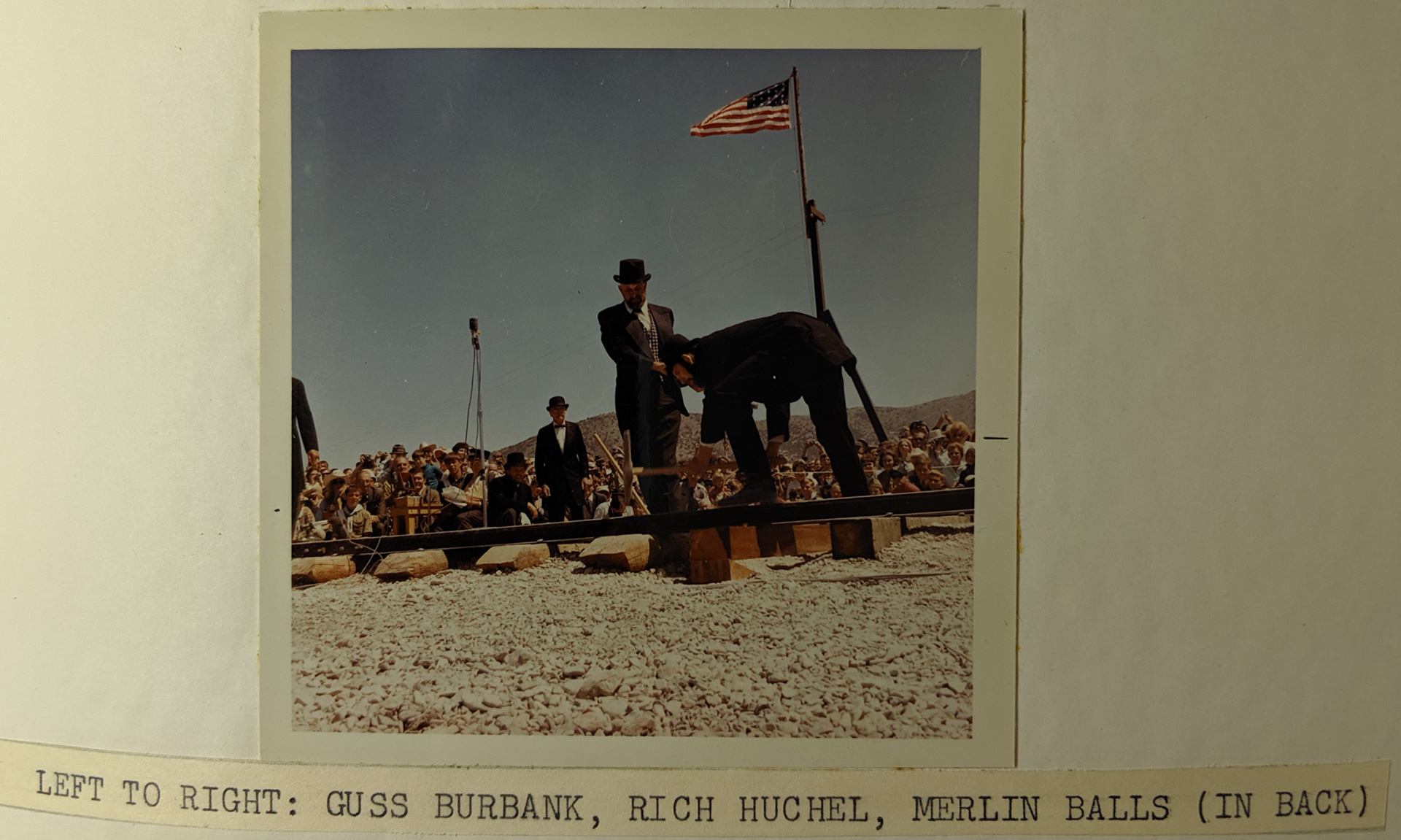 Color photos, 1969 Golden Spike Centennial, Bernice Gibbs Anderson Collection, NPS