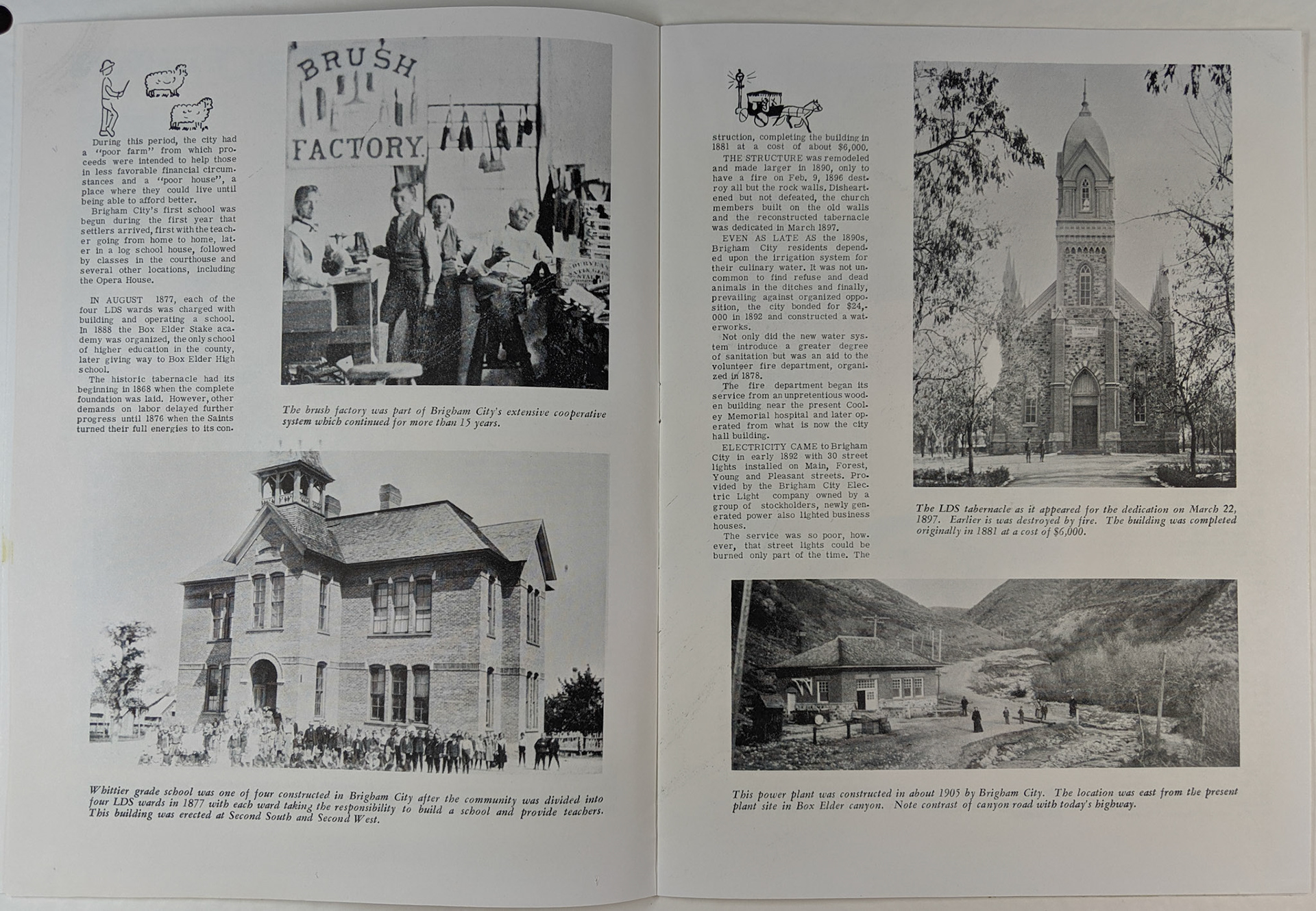 Brigham City, Golden Spike Headquarters brochure, 1969. Bernice Gibbs Anderson Collection, NPS