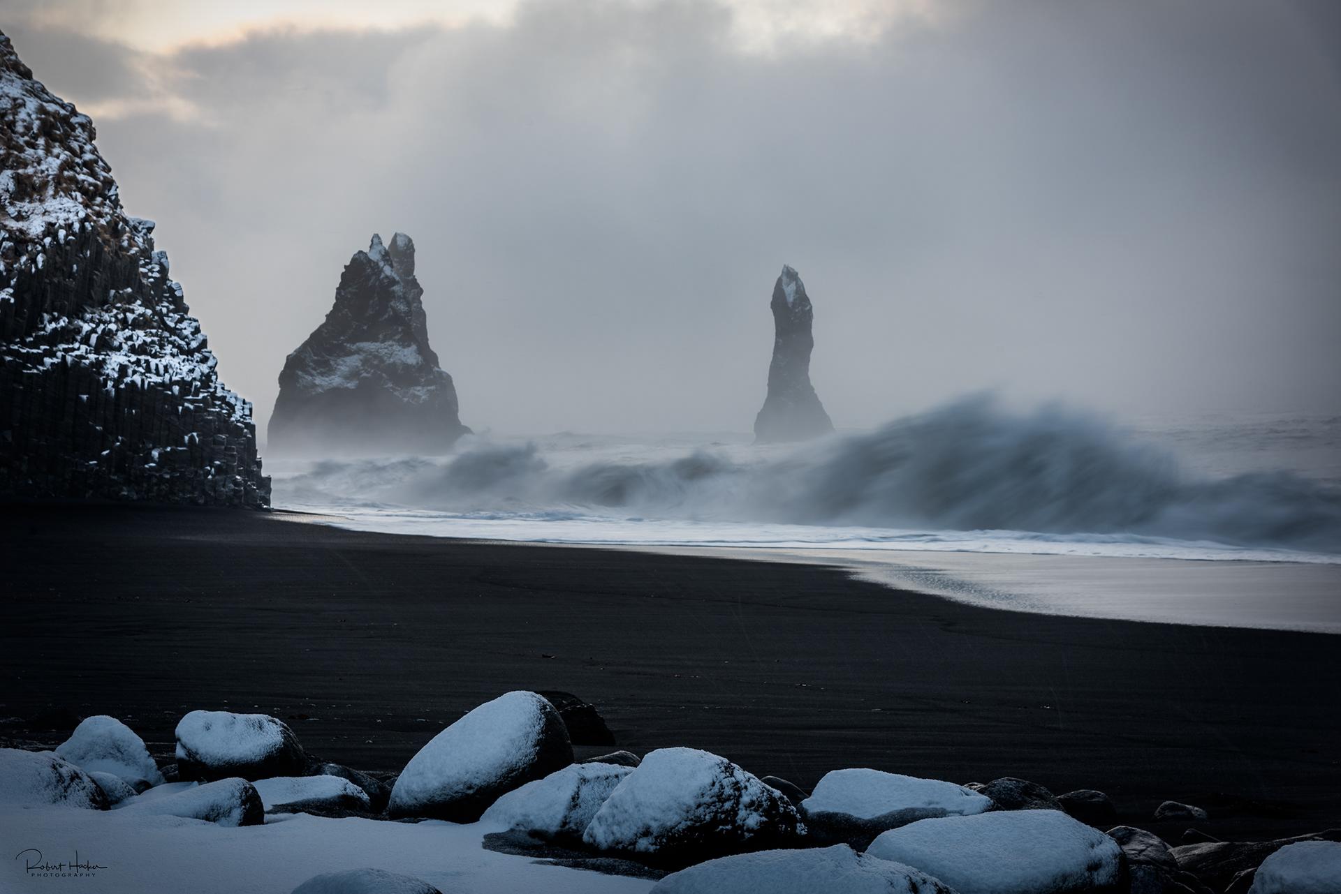 Reyniskirkja Beach, the most dangerous beach in Iceland