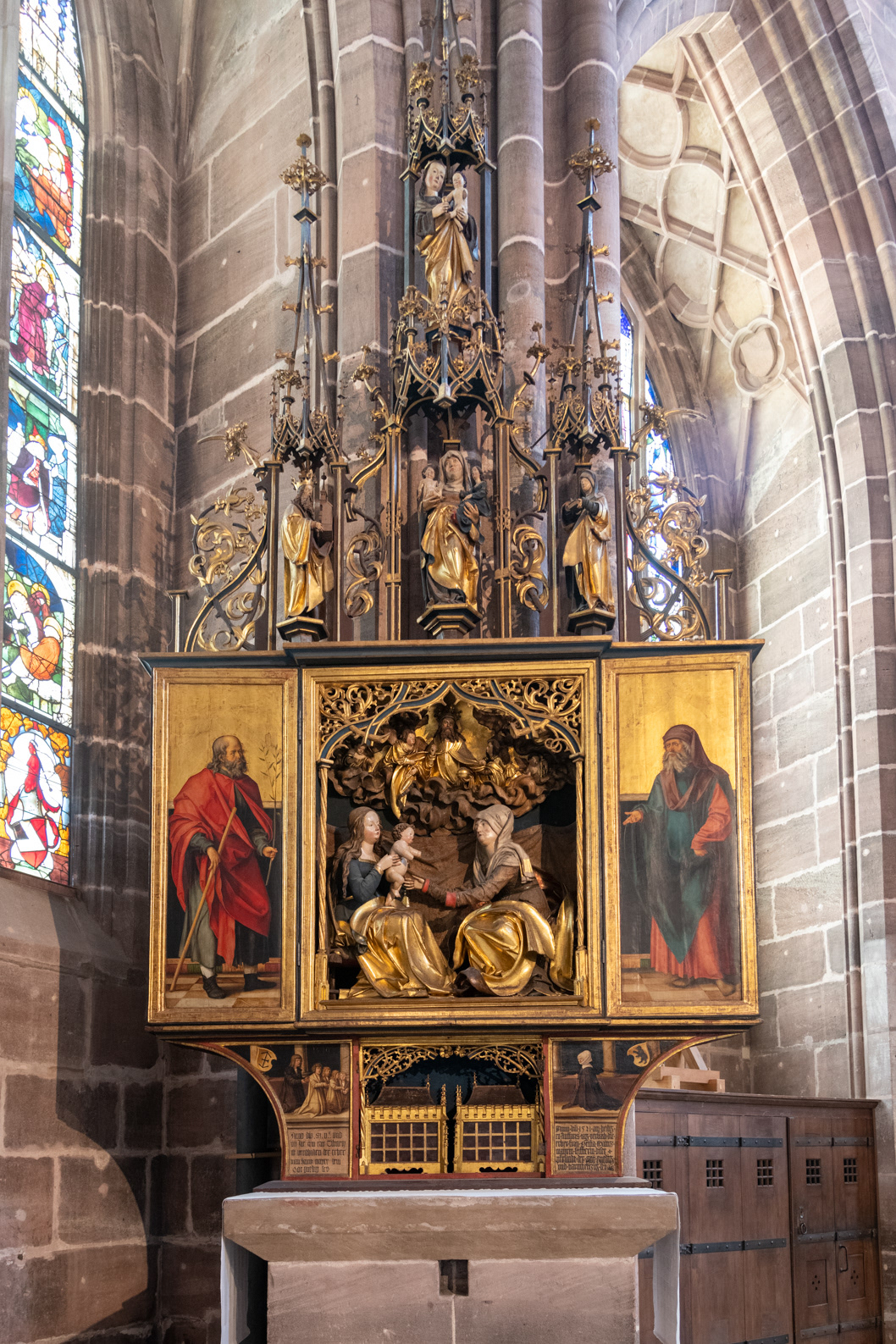 Another triptych in St Lorenz Church