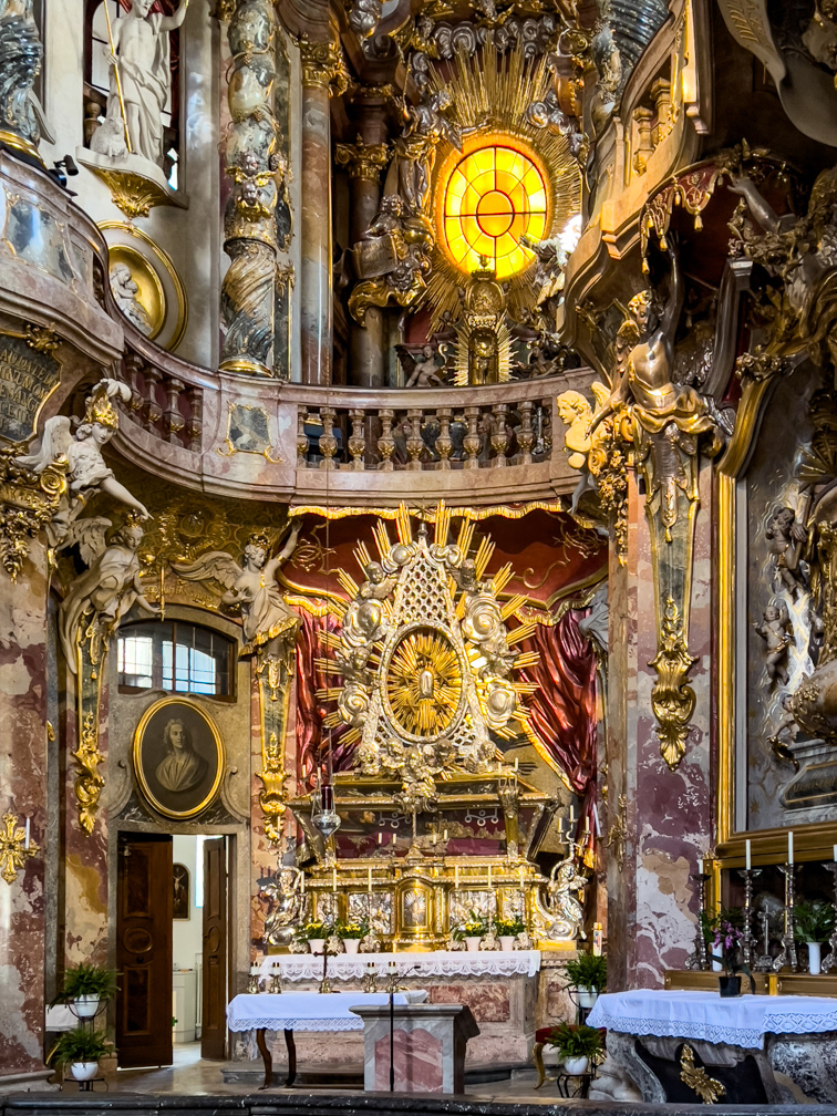High altar in Asamkirche