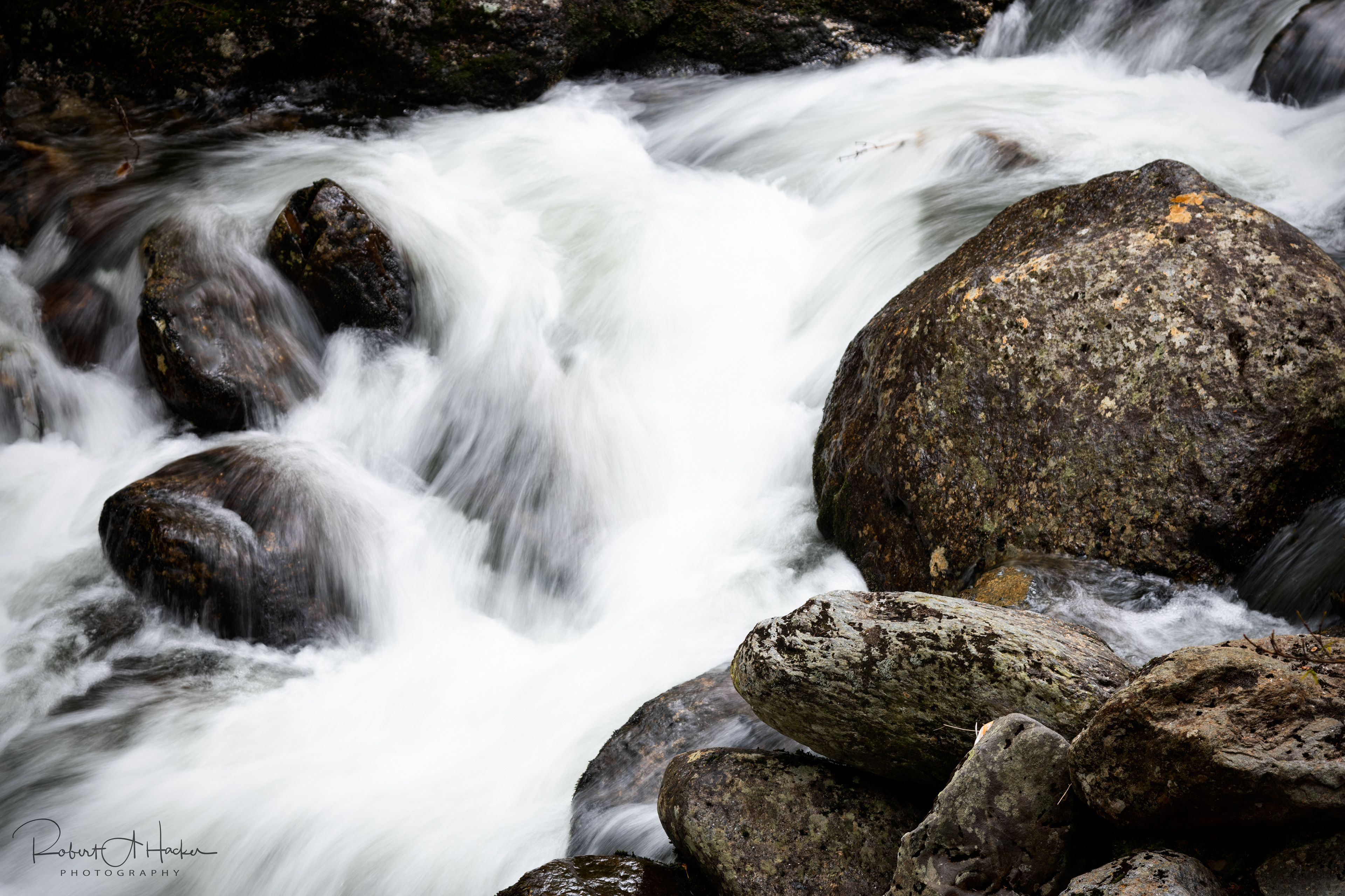 Cascade below Crystal Falls, Pinkham Notch on NH-16