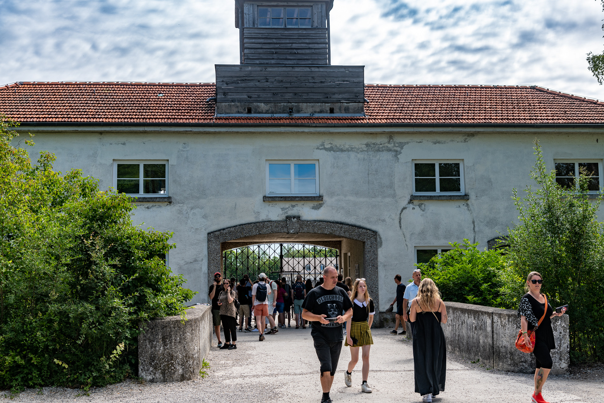 Entrance to the Dachau Concentration Camp Memorial Site