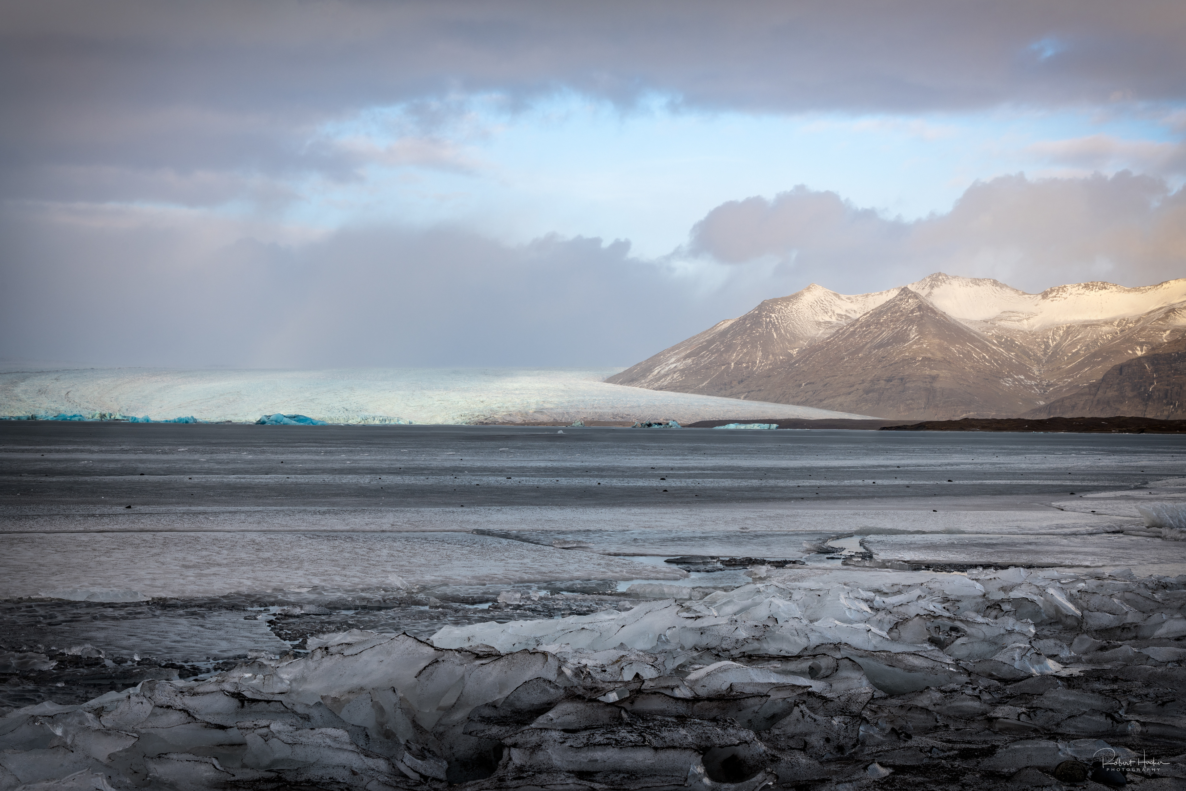 Jökulsárlón glacier and lagoon