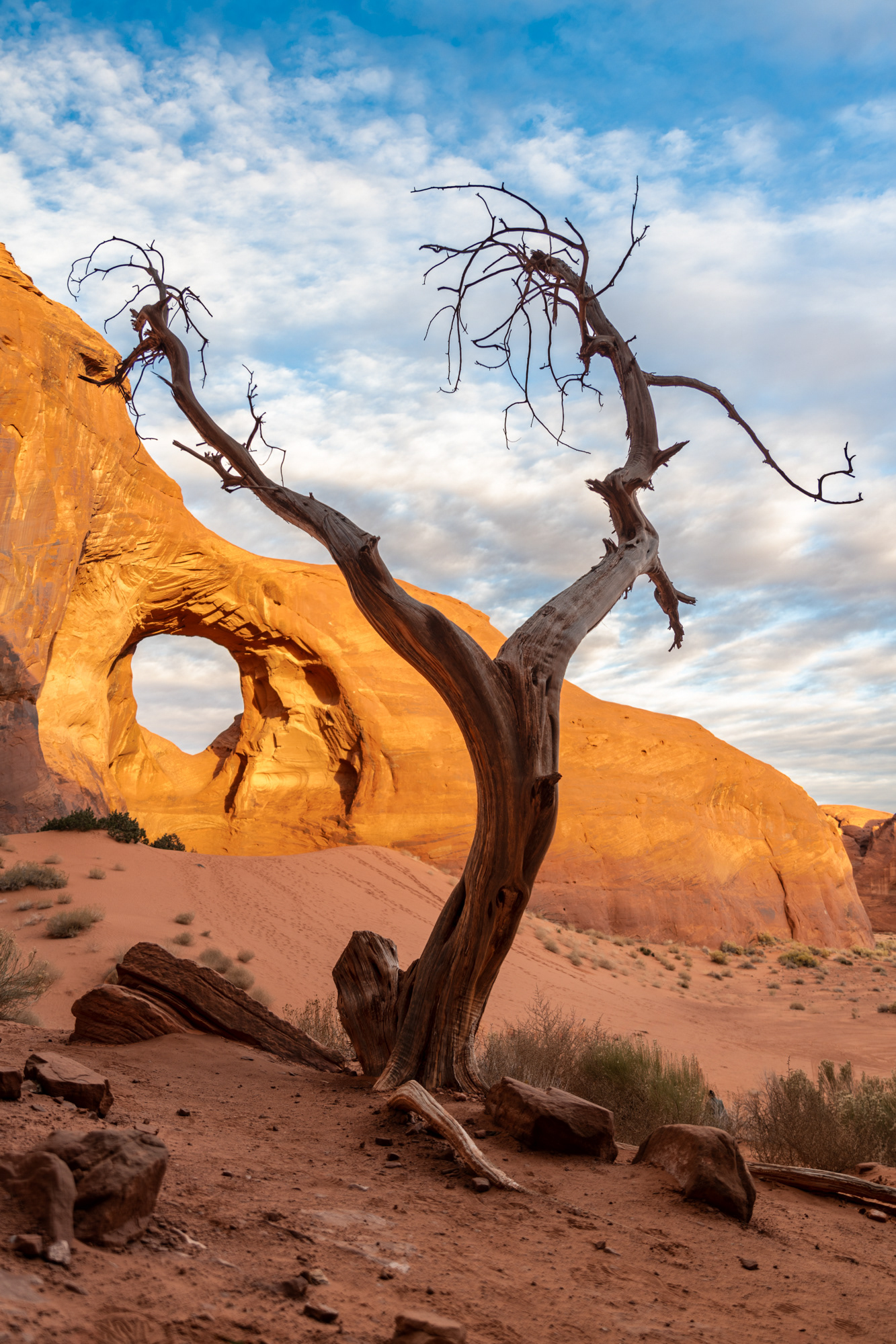 Ear of the Wind Arch, Monument Valley Navajo Tribal Park