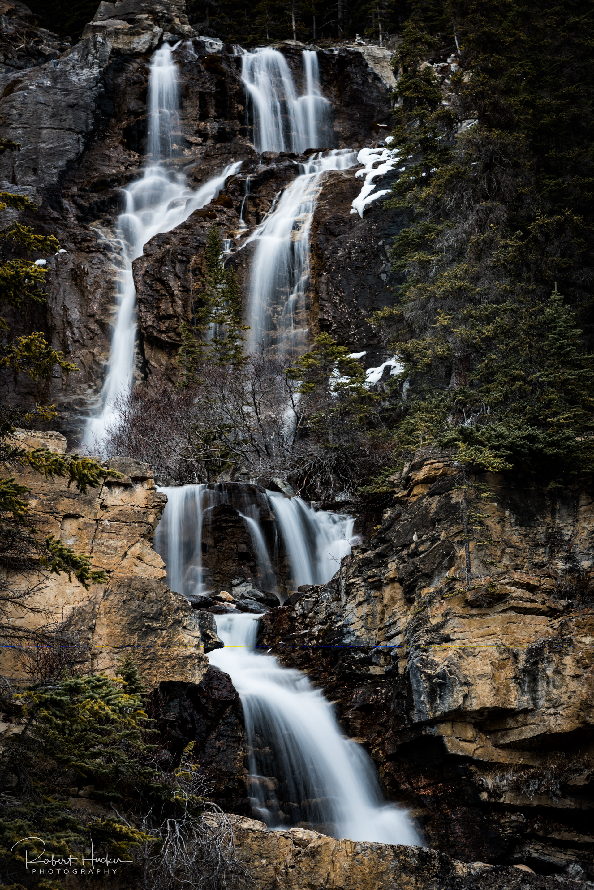 Tangle Falls, Jasper National Park, Alberta, Canada