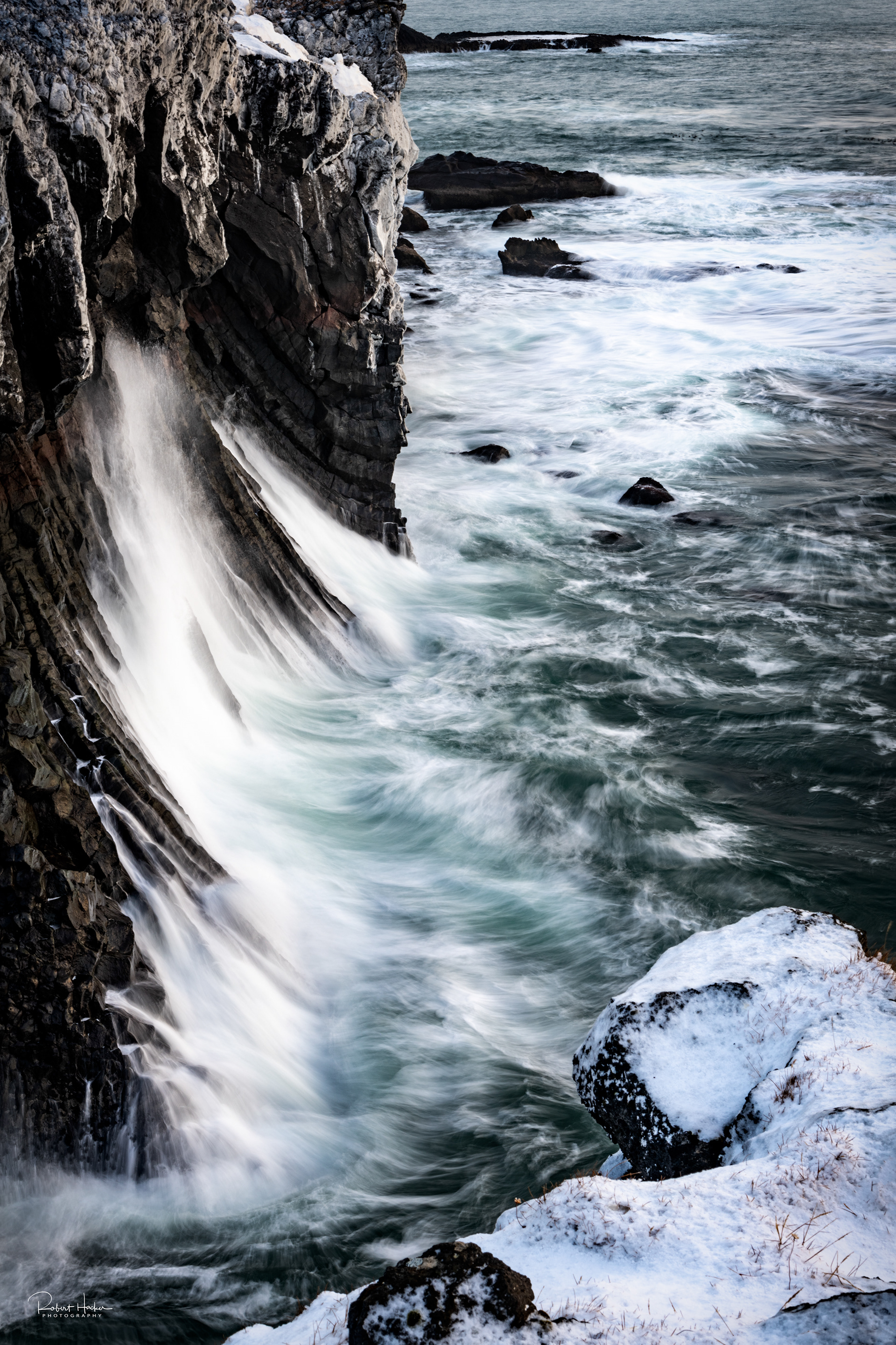 Basalt cliffs at Arnarstapi