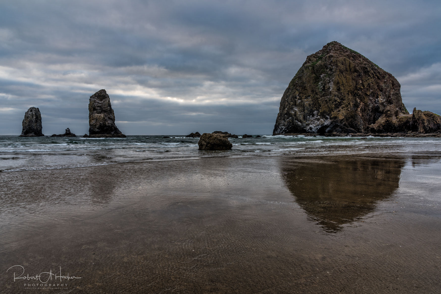 Sunset on Cannon Beach, Cannon Beach, Oregon