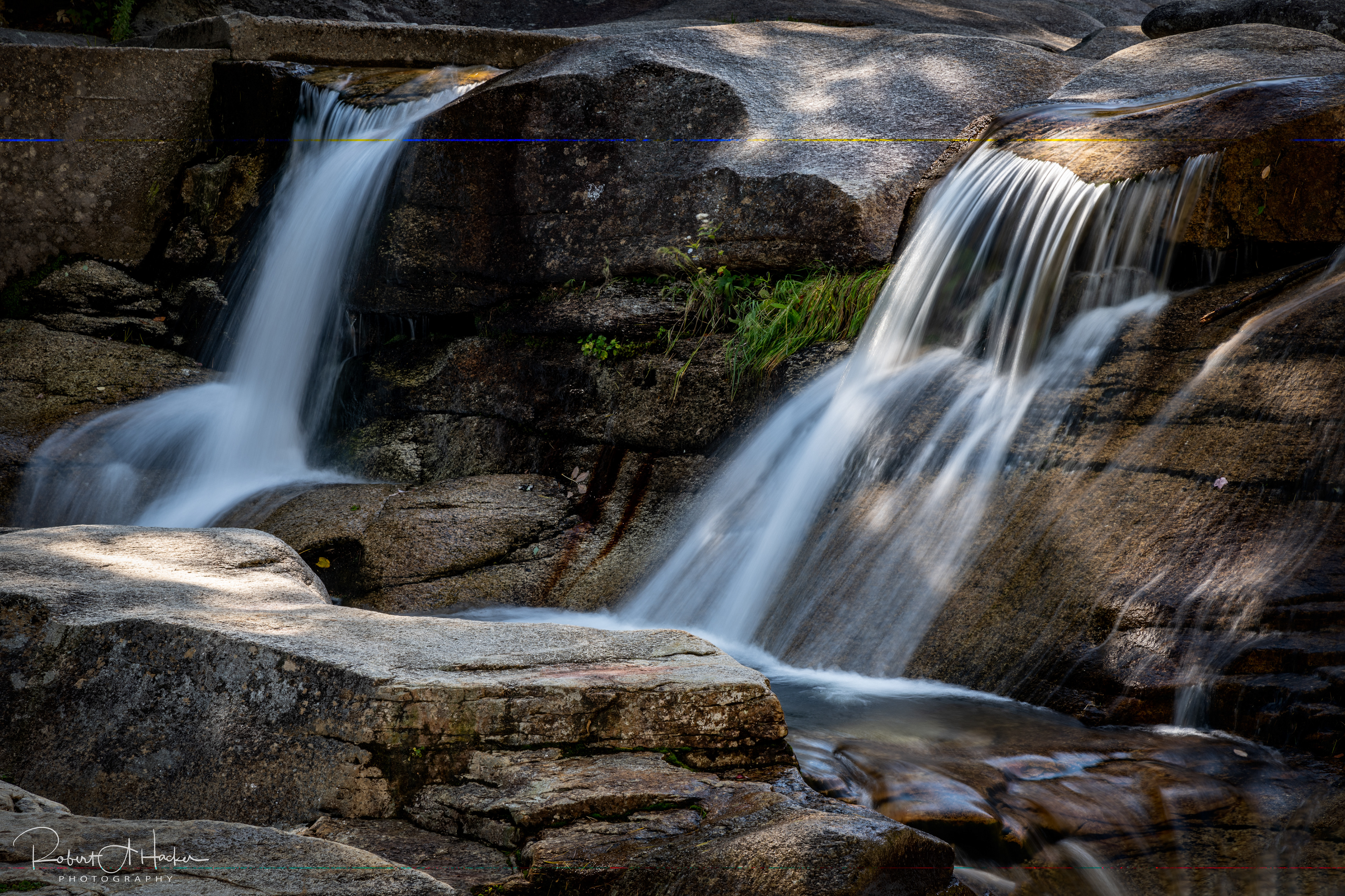 Lower cascade at Diana's Baths on West Side Road, North Conway, NH