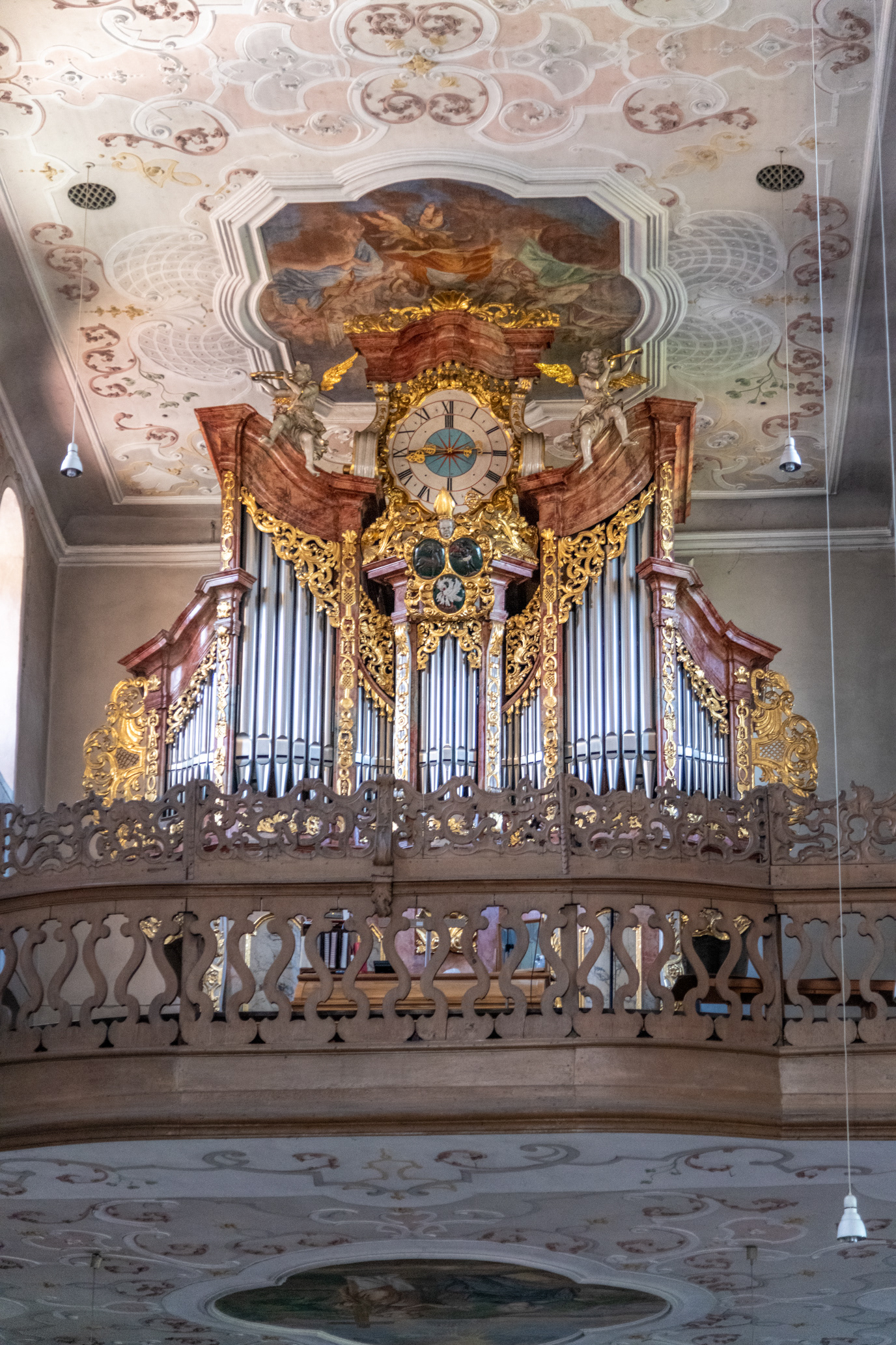Pipe organ in the abbey church
