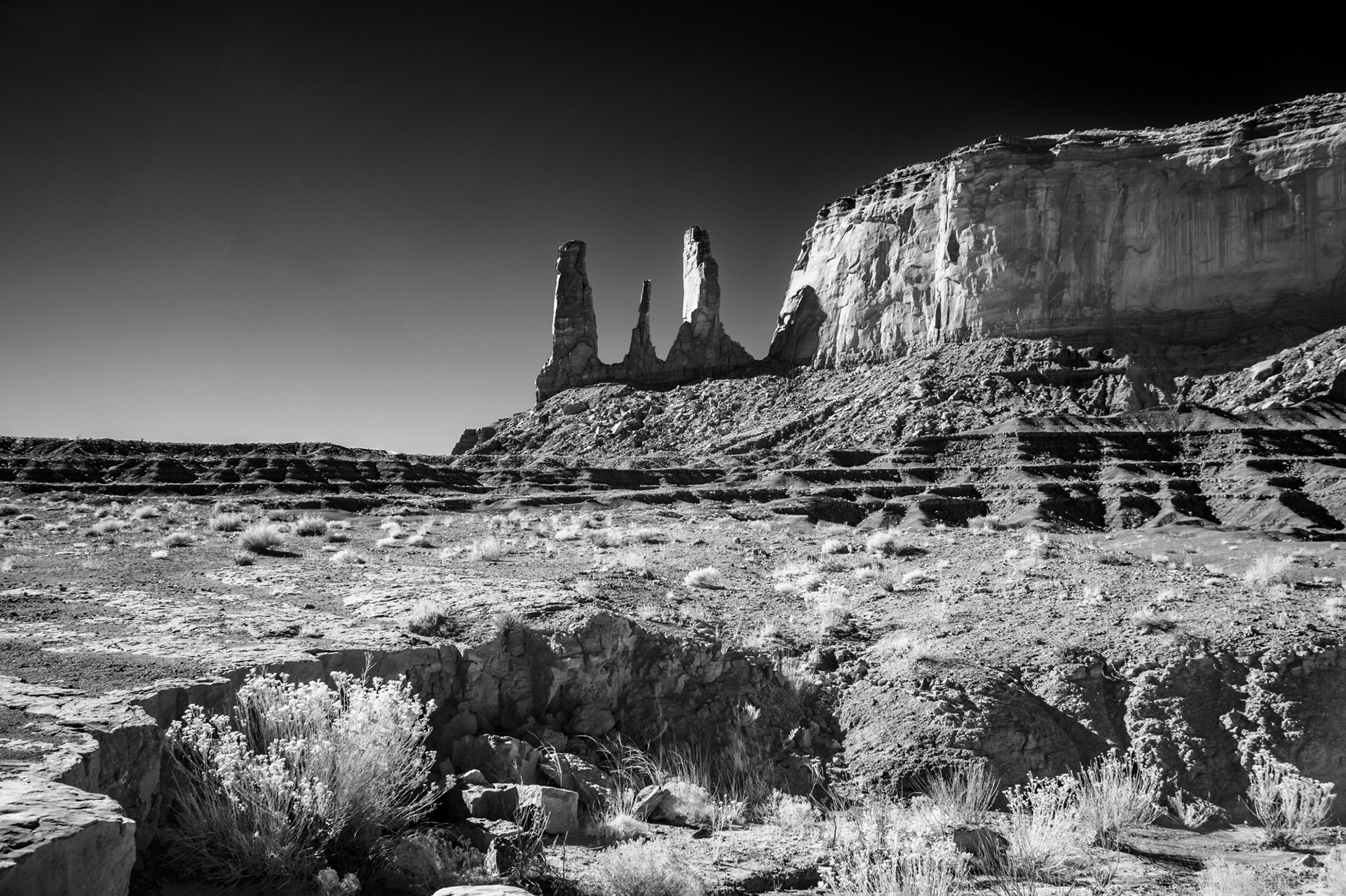 Three Sisters, Monument Valley Navajo Tribal Park