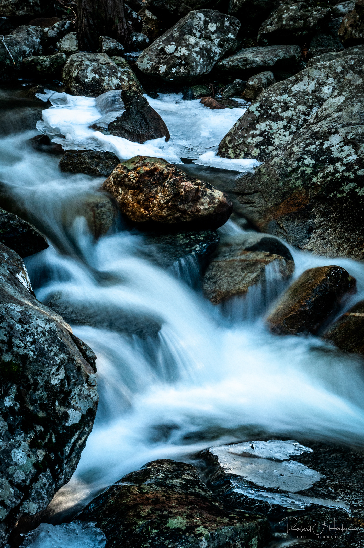 Yosemite Winter Cascade