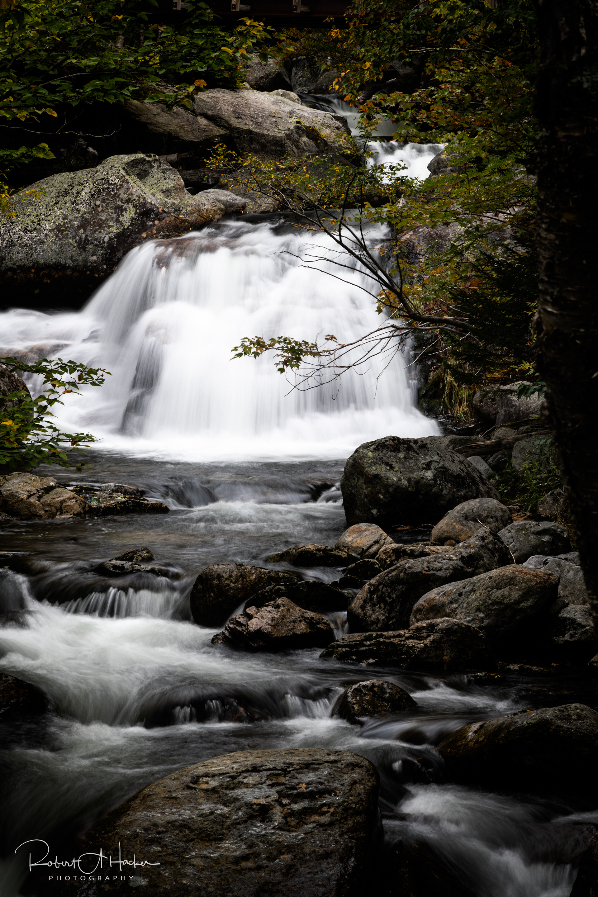Cascade below Crystal Falls, Pinkham Notch on NH-16