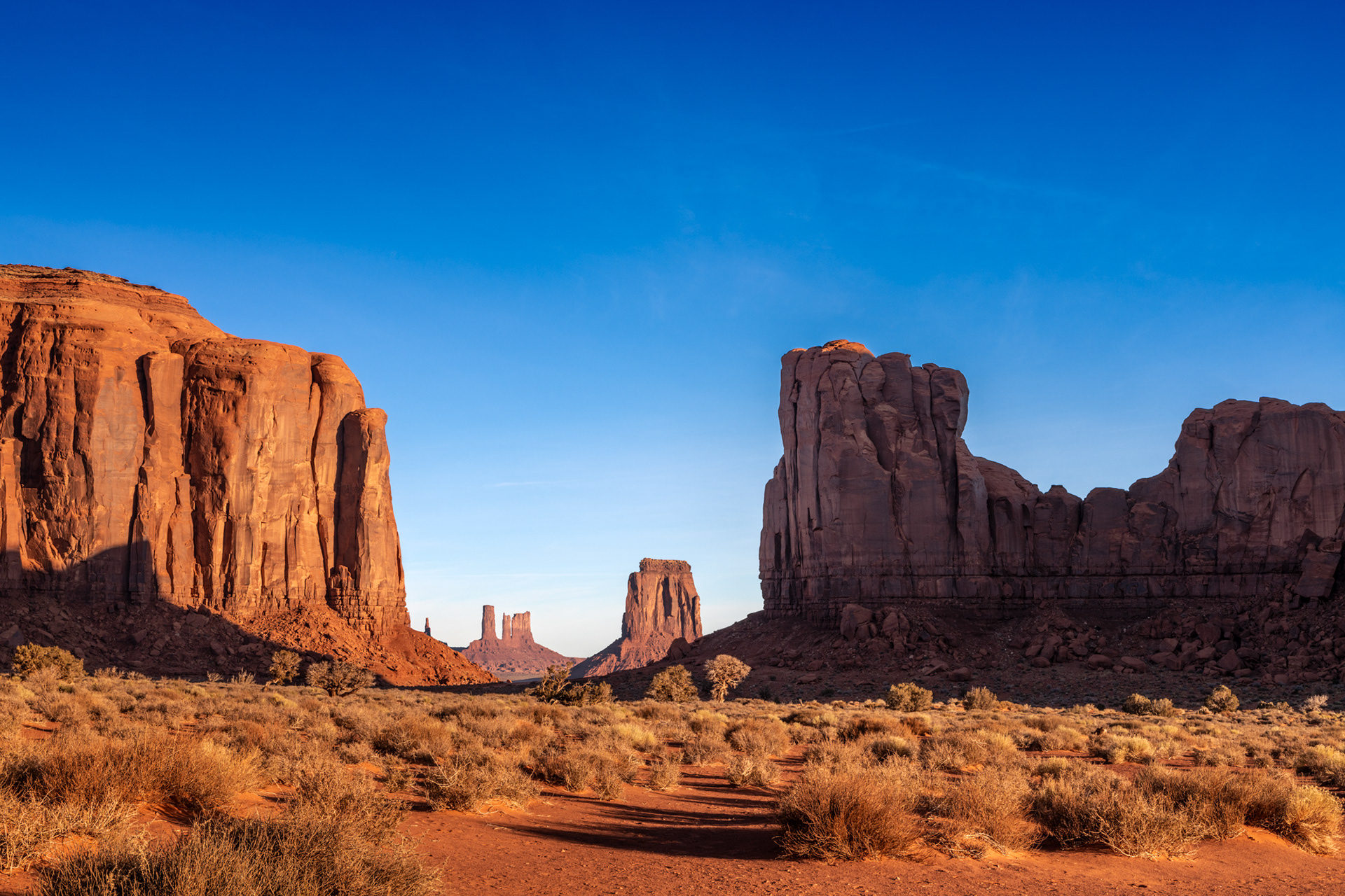 Morning at North Window Overlook, Monument Valley Navajo Tribal Park