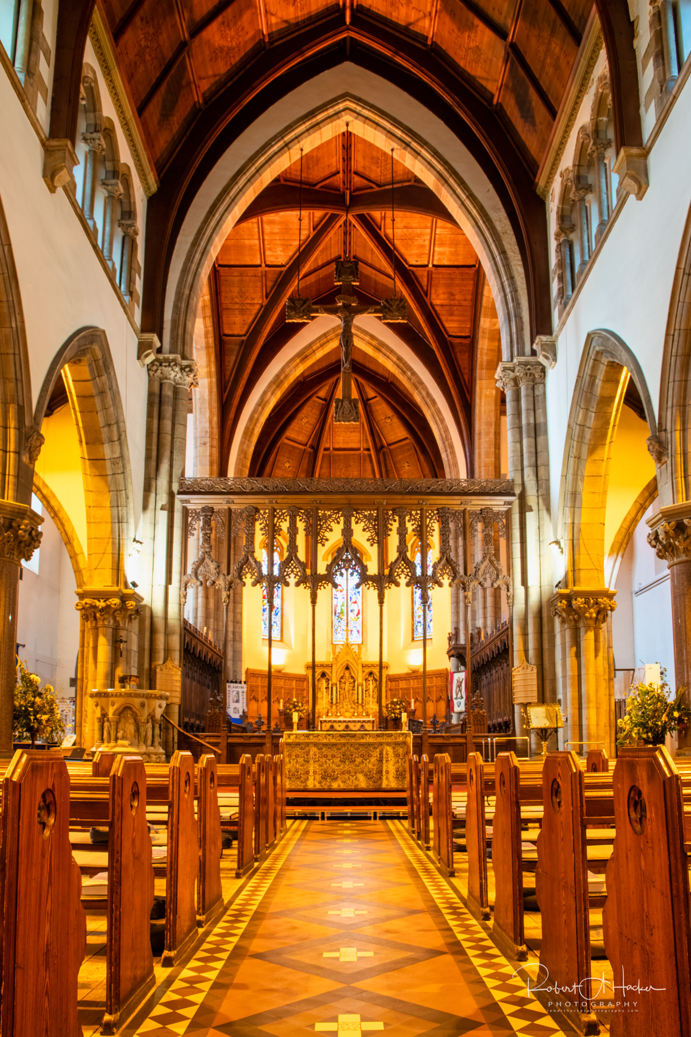 Nave, Choir and Santuary, Cathedral of St Andrew (Scottish Episcopal Church), Inverness Scotland
