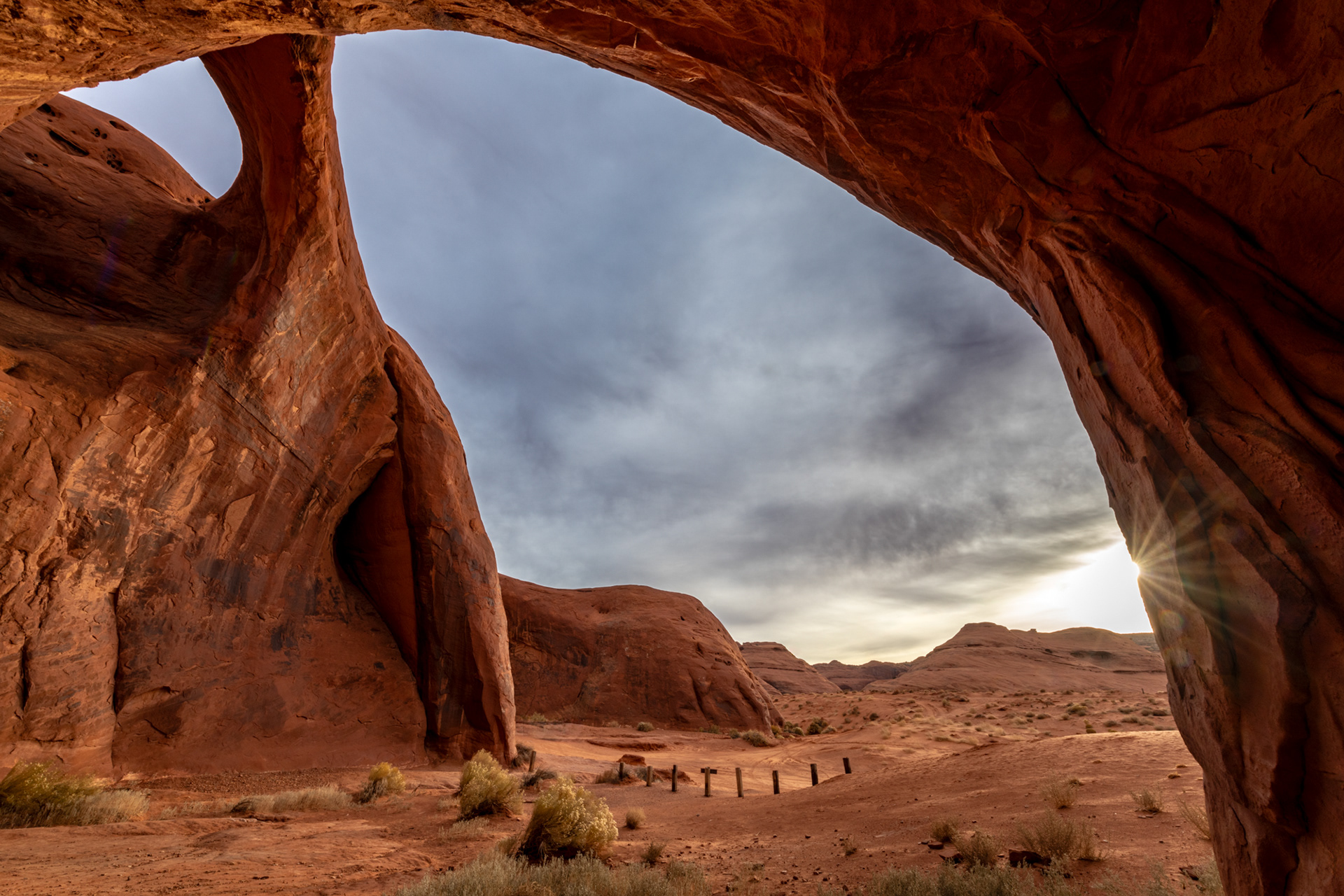 Eye of the Eagle Arch, Monument Valley Navajo Tribal Park