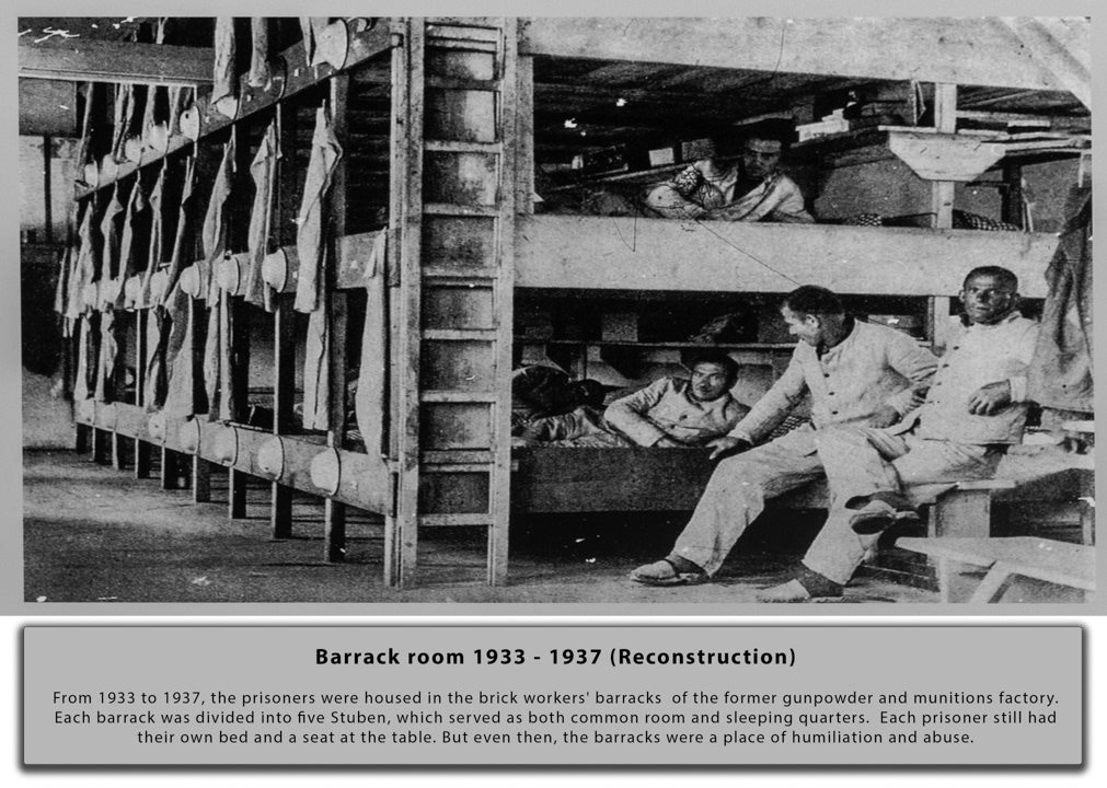 Image and text from the bunk room placard.