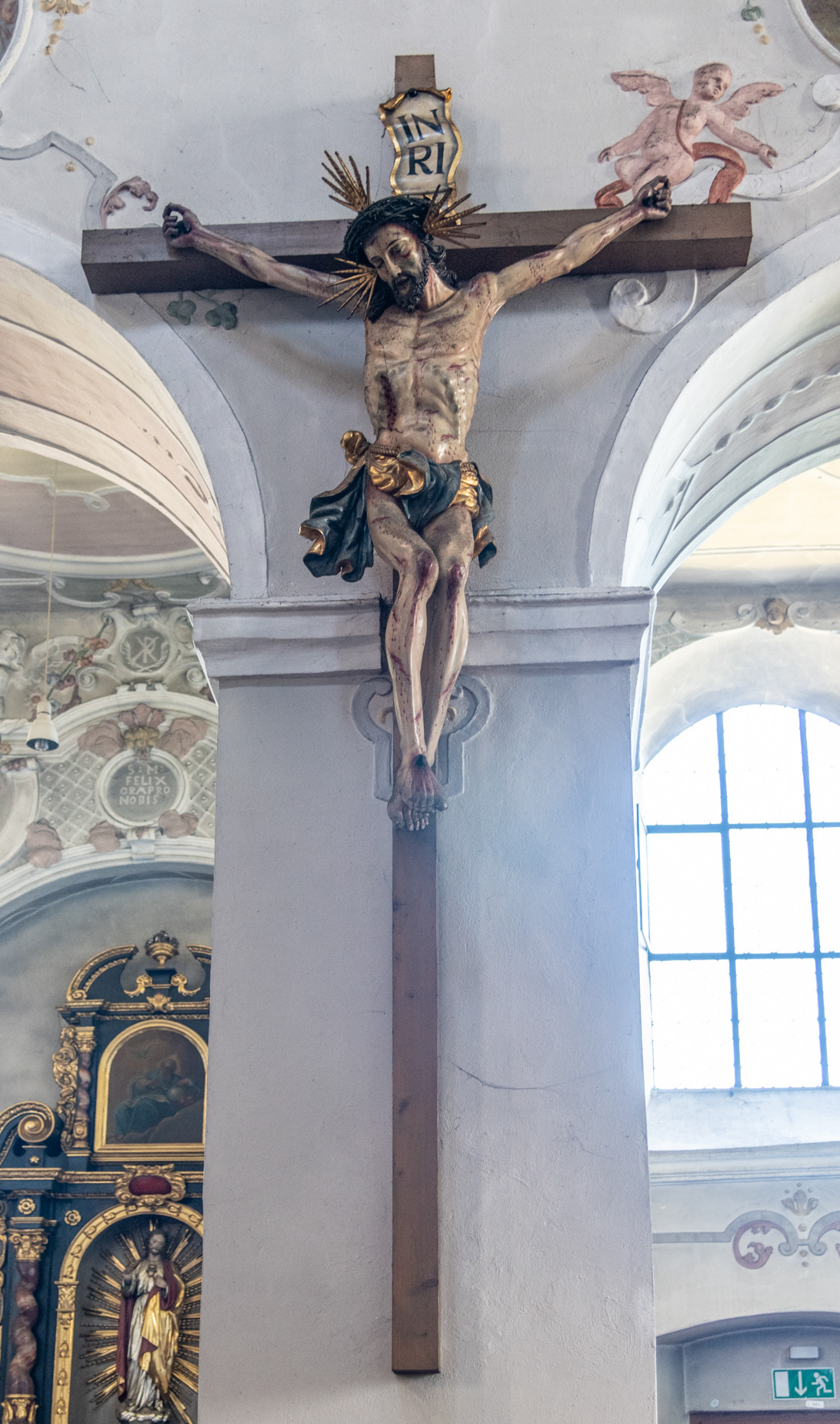 Crucifix in the abbey church