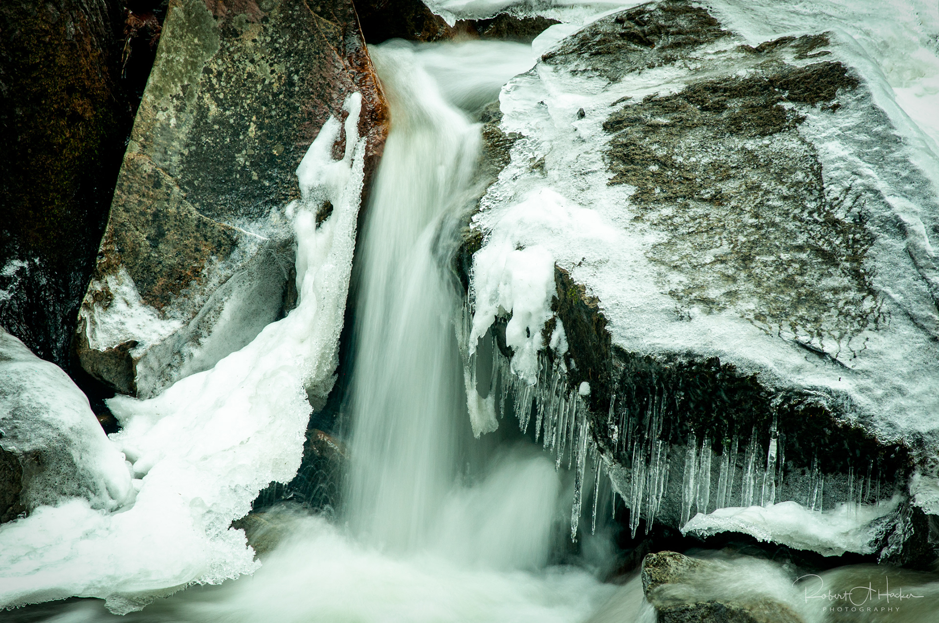 Yosemite Winter Cascade