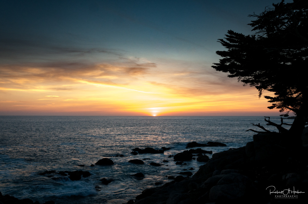 17 Mile Road Sunset, Pebble Beach