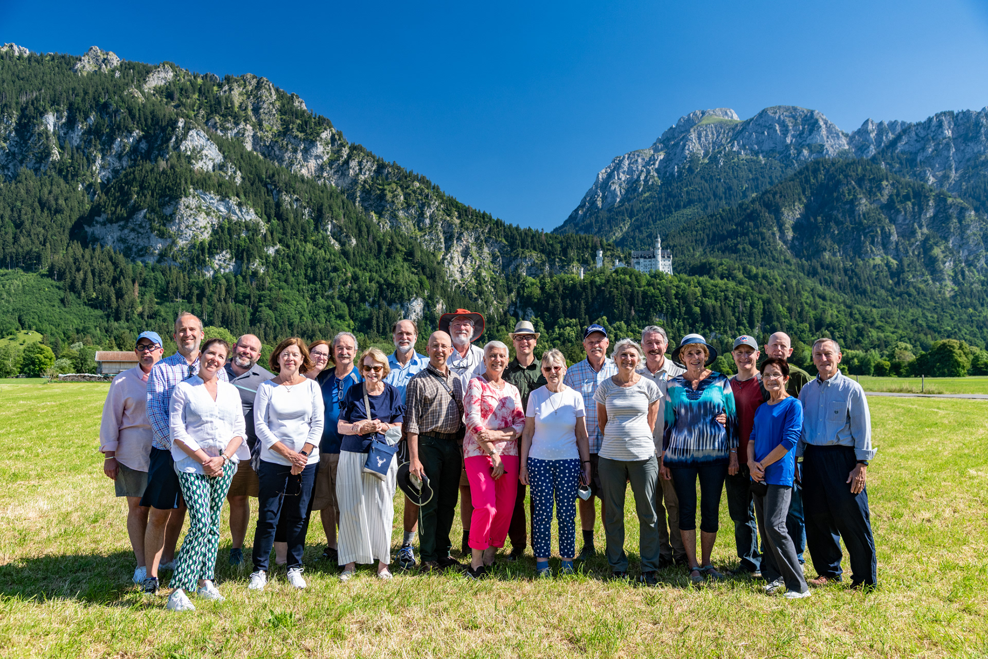 Pilgrims at Neuschwanstein
