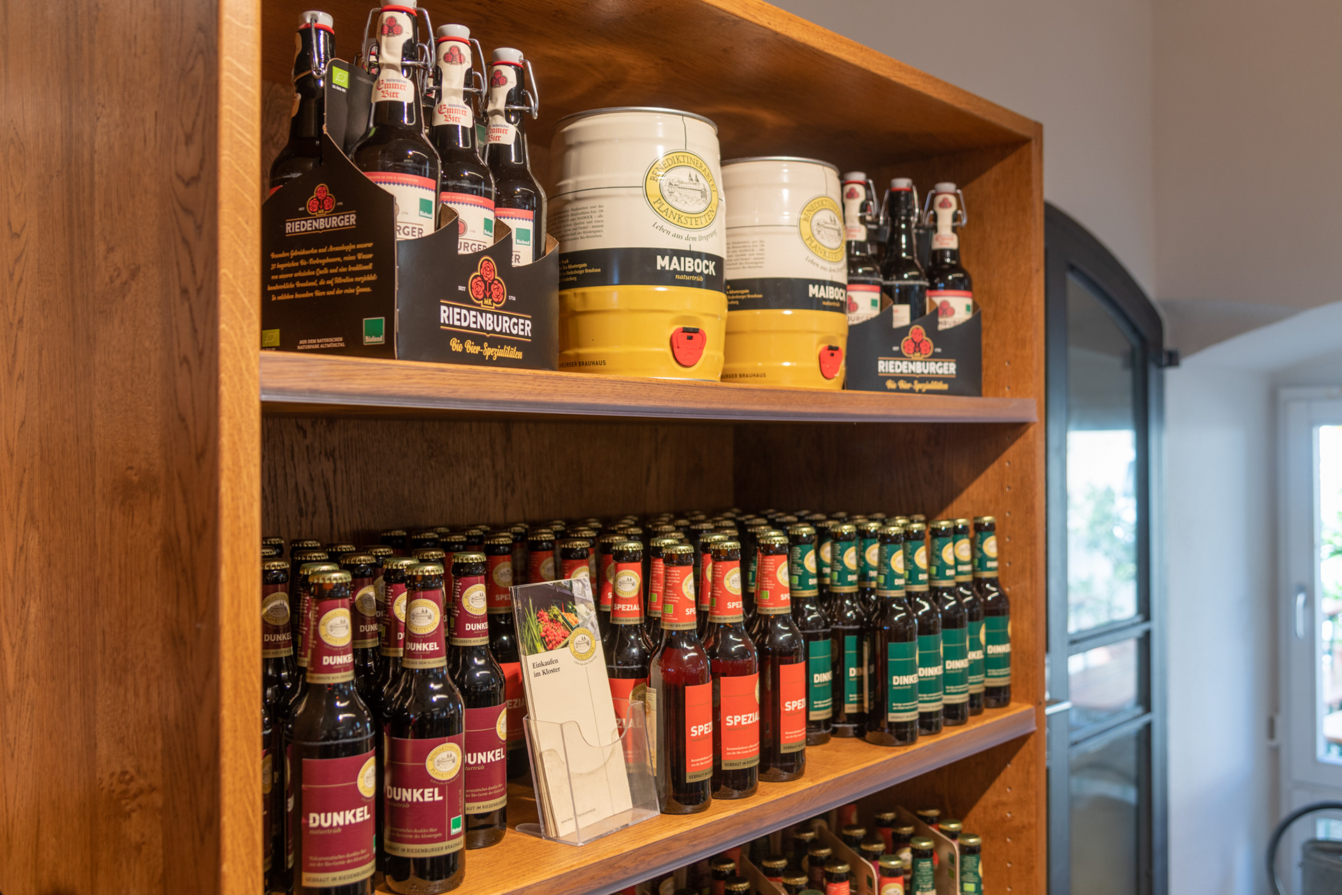 The "spirits" section of the abbey store