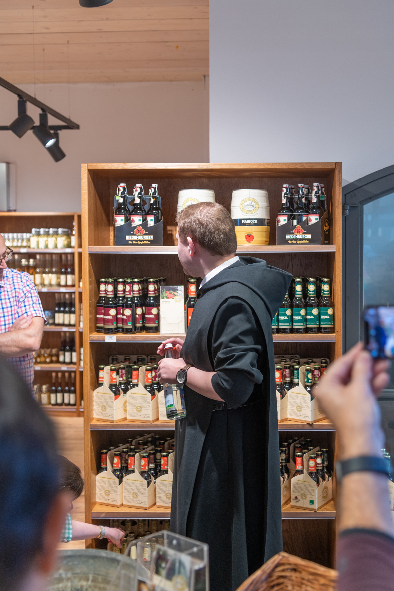 Brother Rabinos in the abbey store