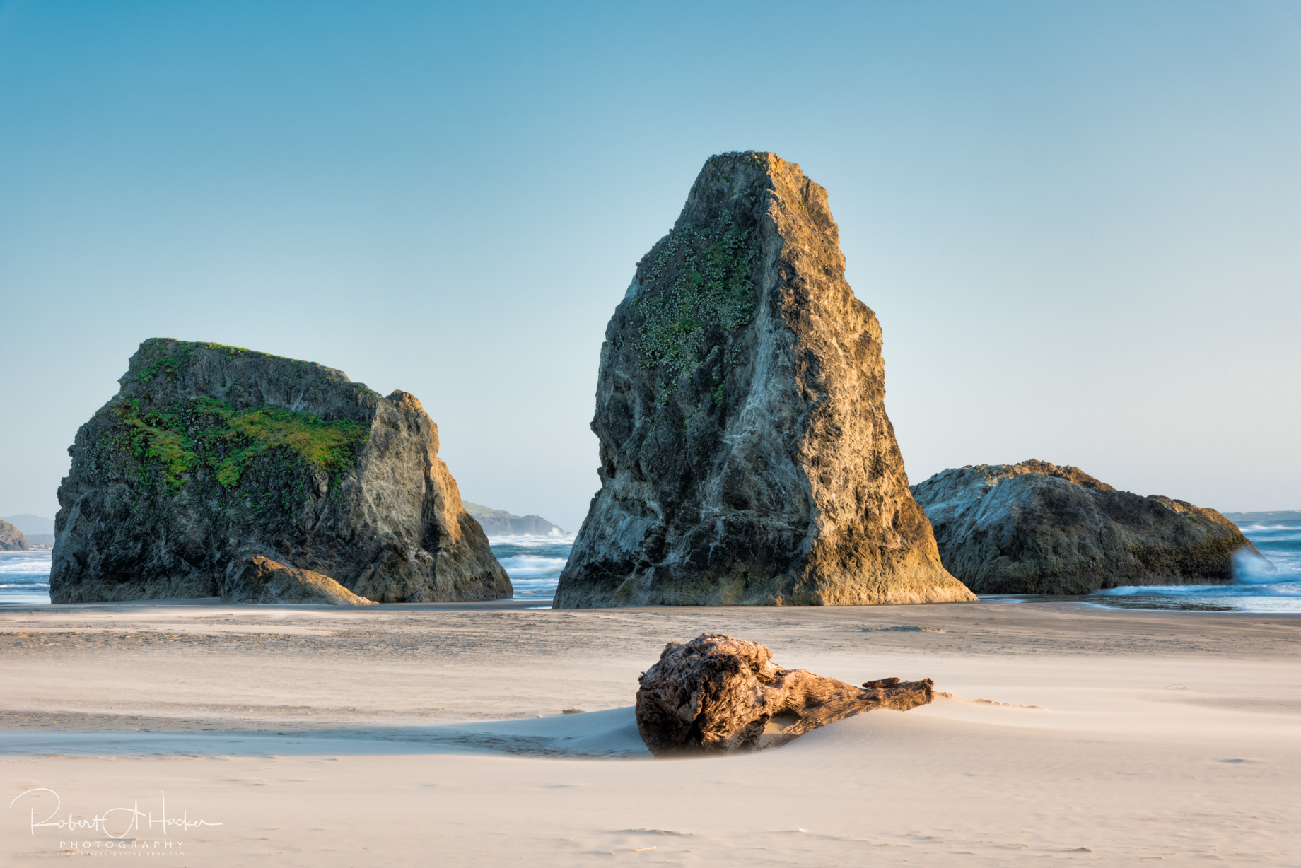 Sea stacks on Bandon Beach, Bandon, Oregon