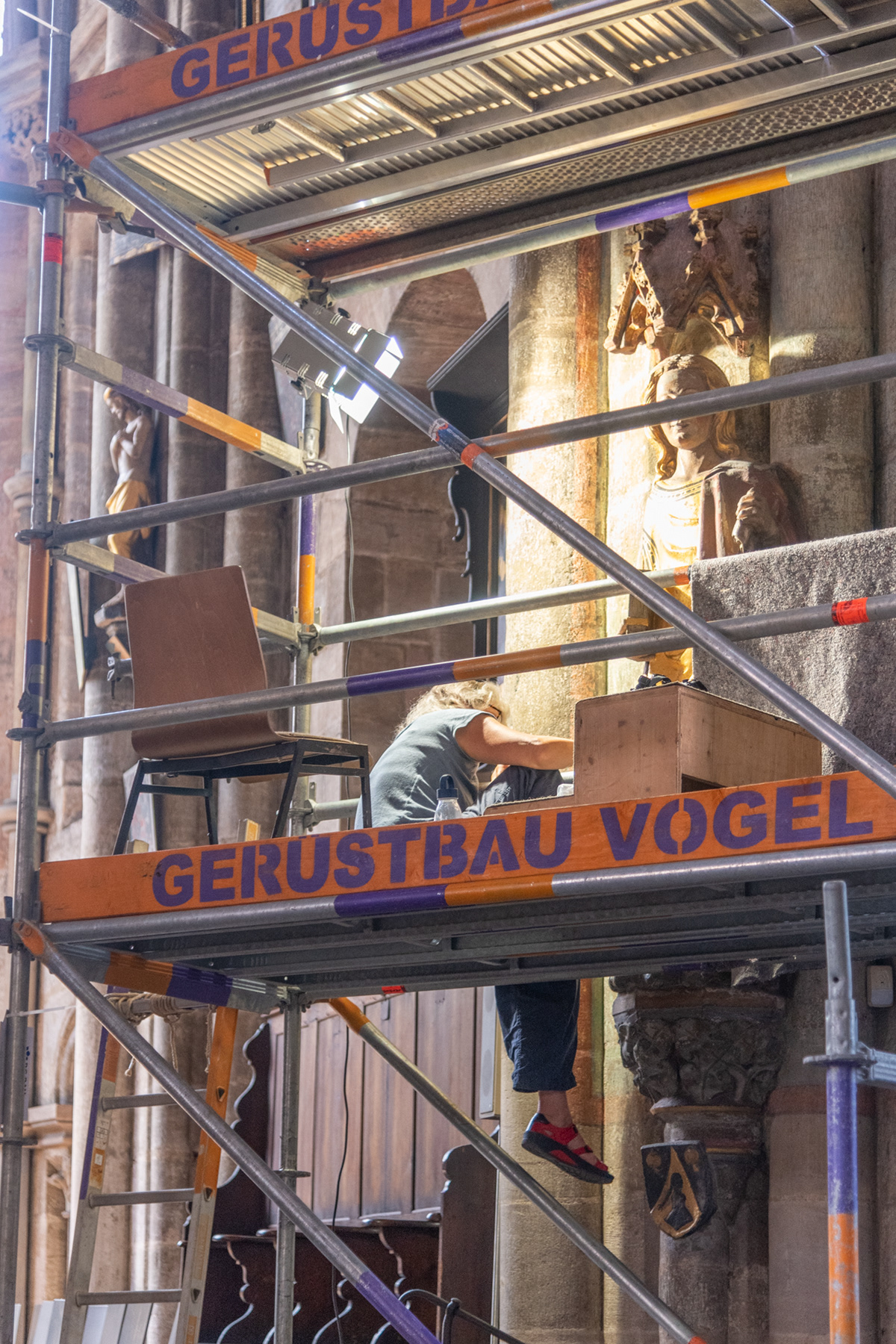 Another restoration project in St Sebald Church