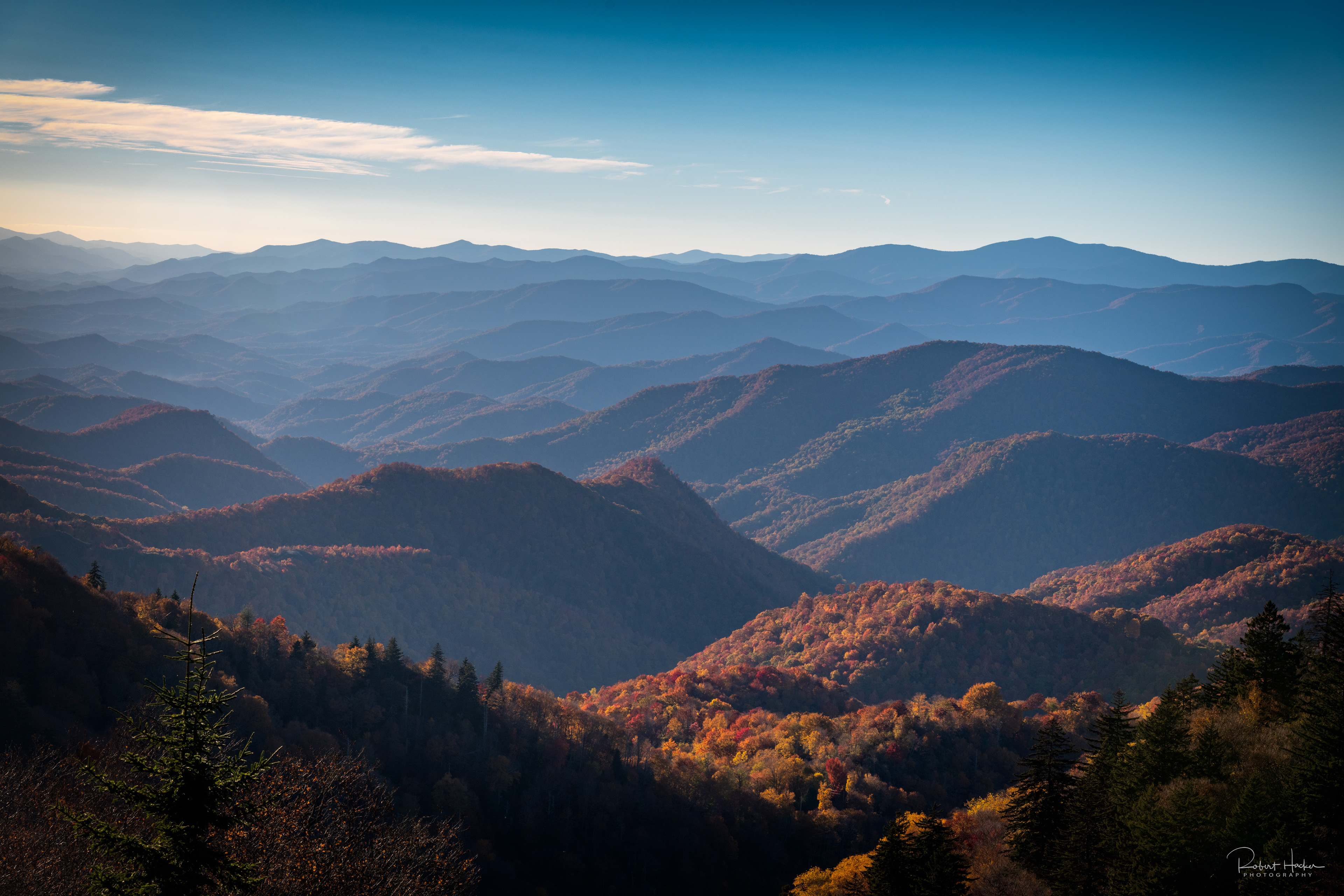 Luftee Overlook along New Found Gap Road, Great Smoky Mountains National Park